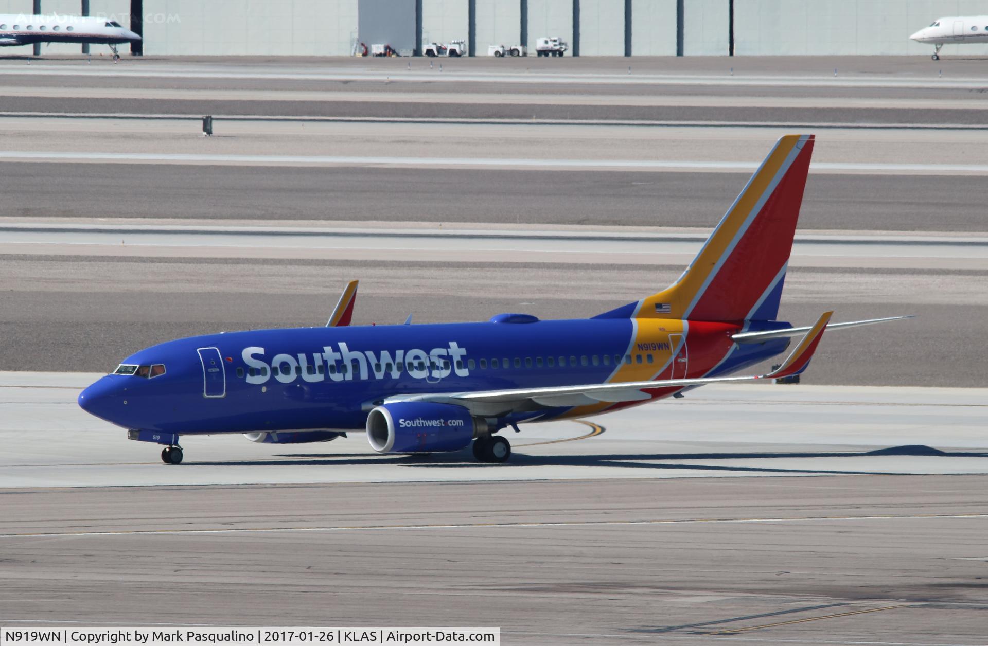 N919WN, 2008 Boeing 737-7H4 C/N 36625, Boeing 737-700