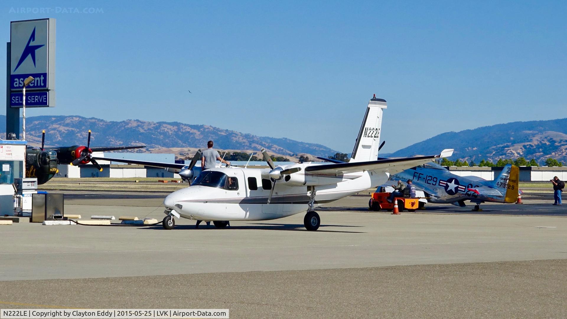 N222LE, 1965 Aero Commander 500-B C/N 1525-187, Livermore Airport 2015