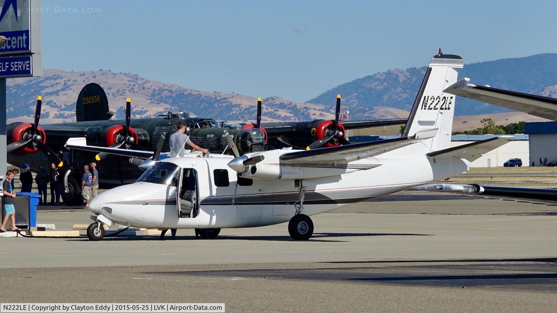 N222LE, 1965 Aero Commander 500-B C/N 1525-187, Livermore Airport 2015