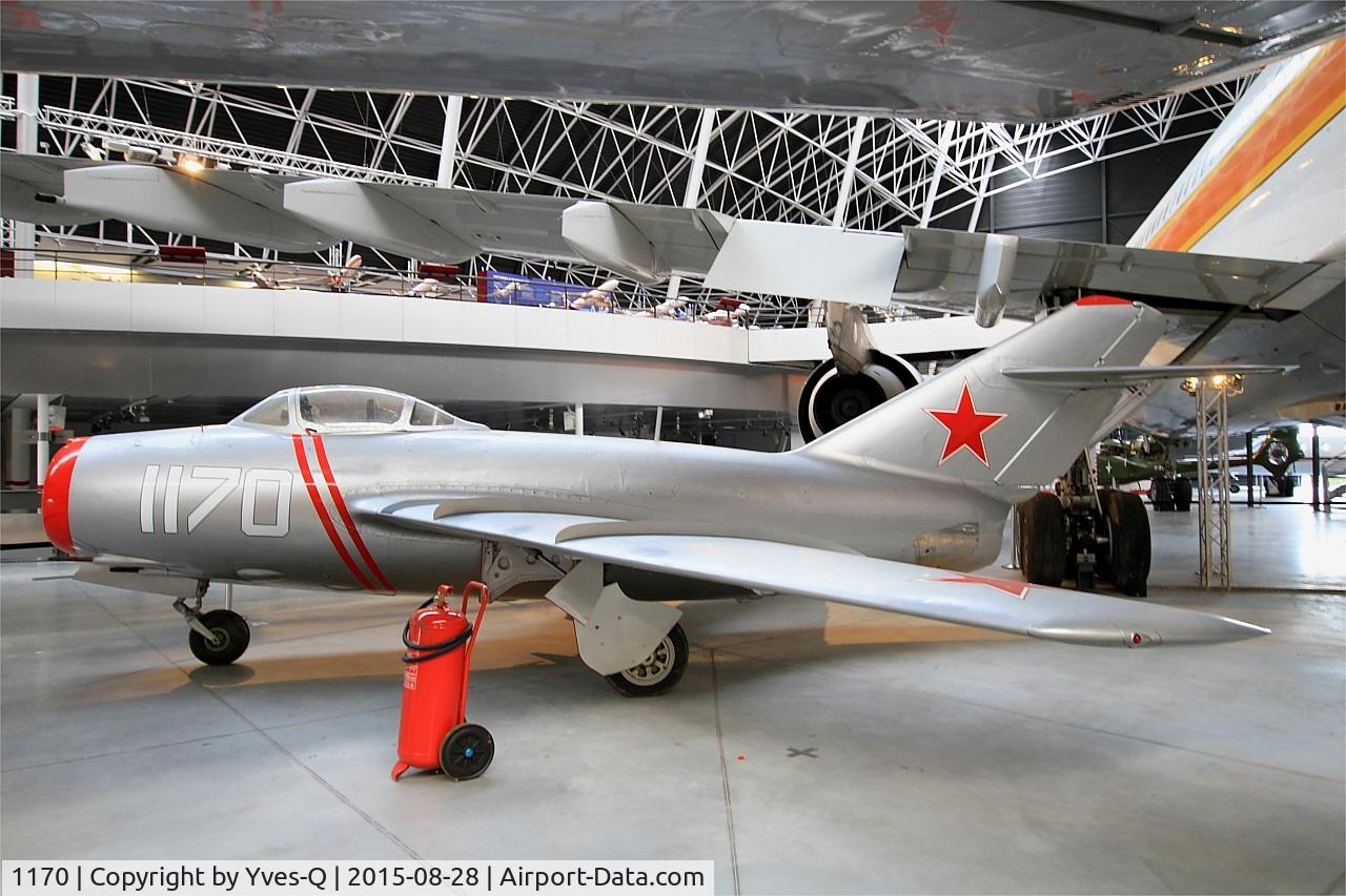1170, Mikoyan-Gurevich MiG-15bis C/N 713001, Mikoyan-Gurevich MiG-15, Preserved at Aeroscopia Museum, Toulouse-Blagnac
