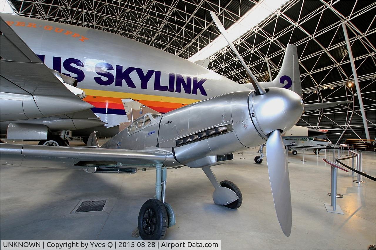 UNKNOWN, Hispano HA-1109-K1L/Bf-109G-2 C/N 54, Hispano HA-1109-K1L-Bf-109G-2, preserved at Aeroscopia museum, Toulouse-Blagnac