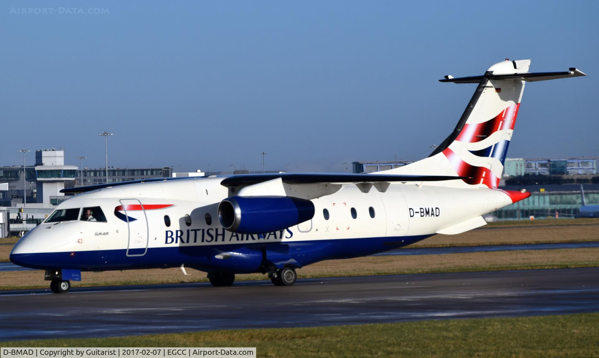 D-BMAD, 2000 Fairchild Dornier 328-300 328JET C/N 3142, At Manchester