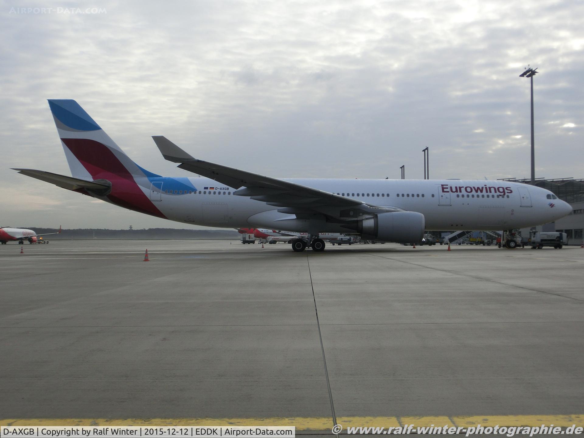 D-AXGB, 2005 Airbus A330-202 C/N 684, Airbus A330-202 - EW EWG Eurowings - D-AXGB - 12.12.2015 - CGN