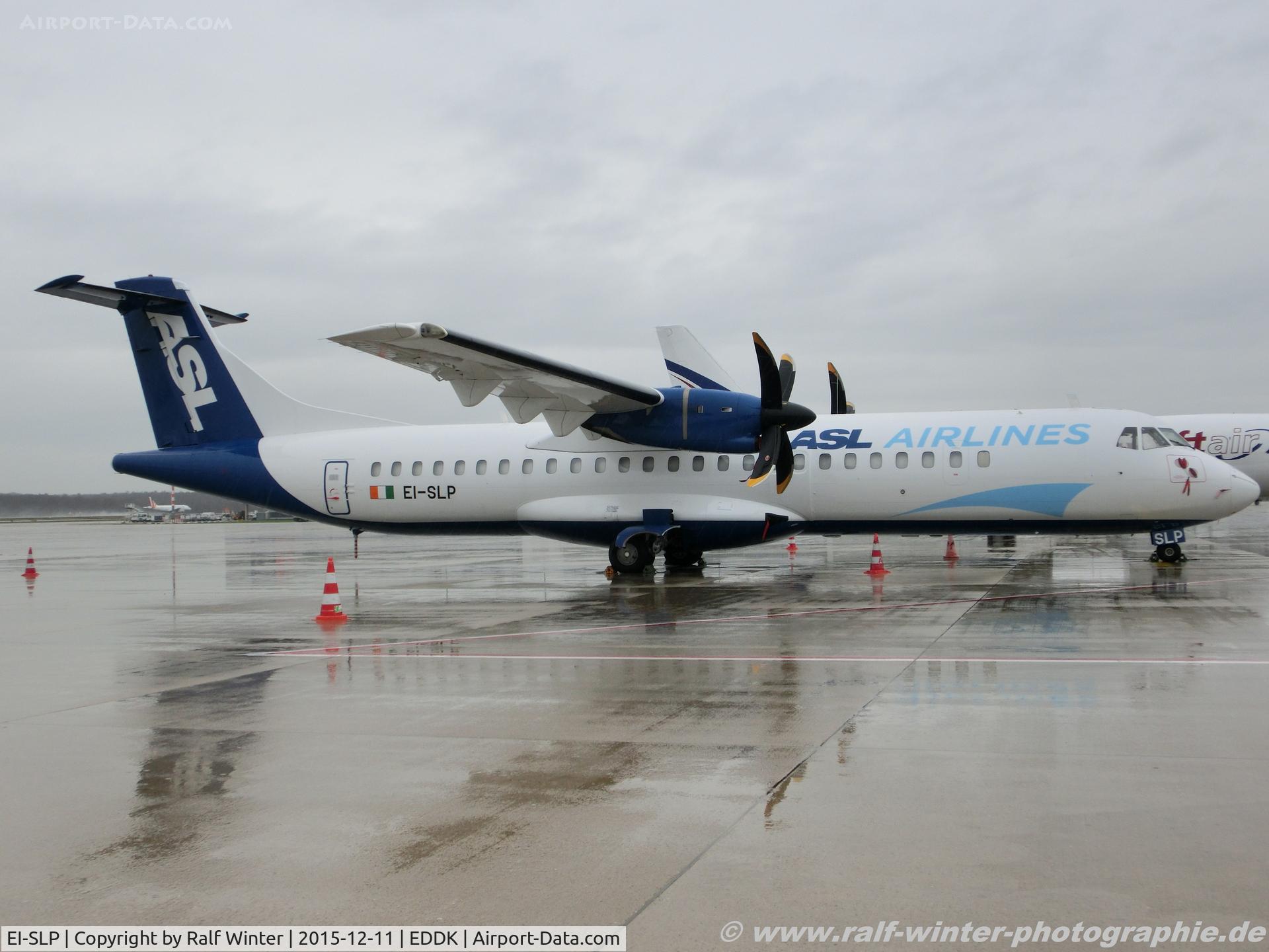 EI-SLP, 1995 ATR 72-212 C/N 461, ATR 72-212 - AG ABR ASL Airlines Ireland ex. EC-LKK - EI-SLP - 11.12.2015 - CGN