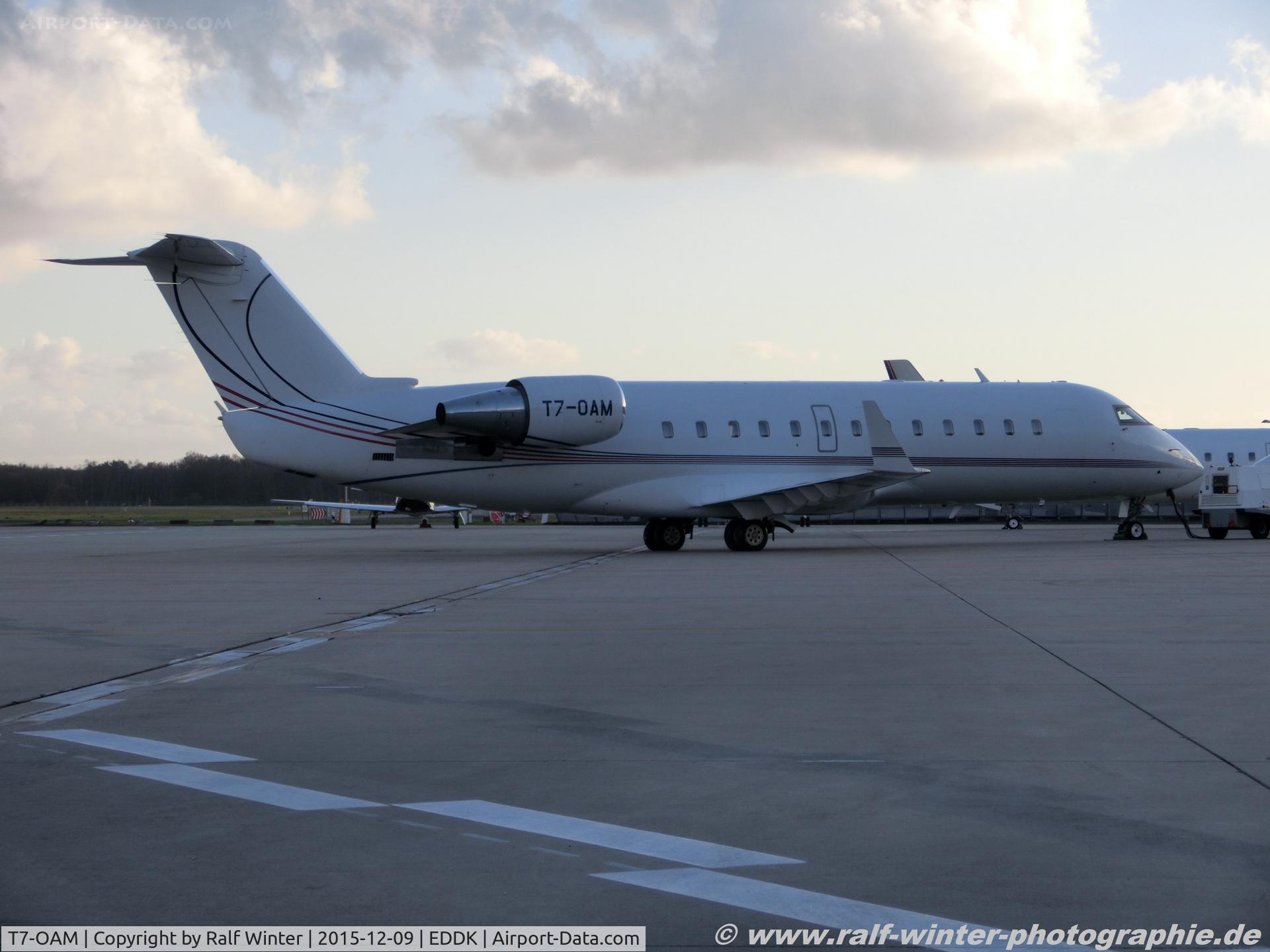 T7-OAM, 2008 Canadair CRJ-200 (CL-600-2B19) C/N 8084, Bombardier Canadair Cl-600-2B19 CRJ-200 - Avira Ventures based Ukraine - T7-OAM - 09.12.2015 - CGN