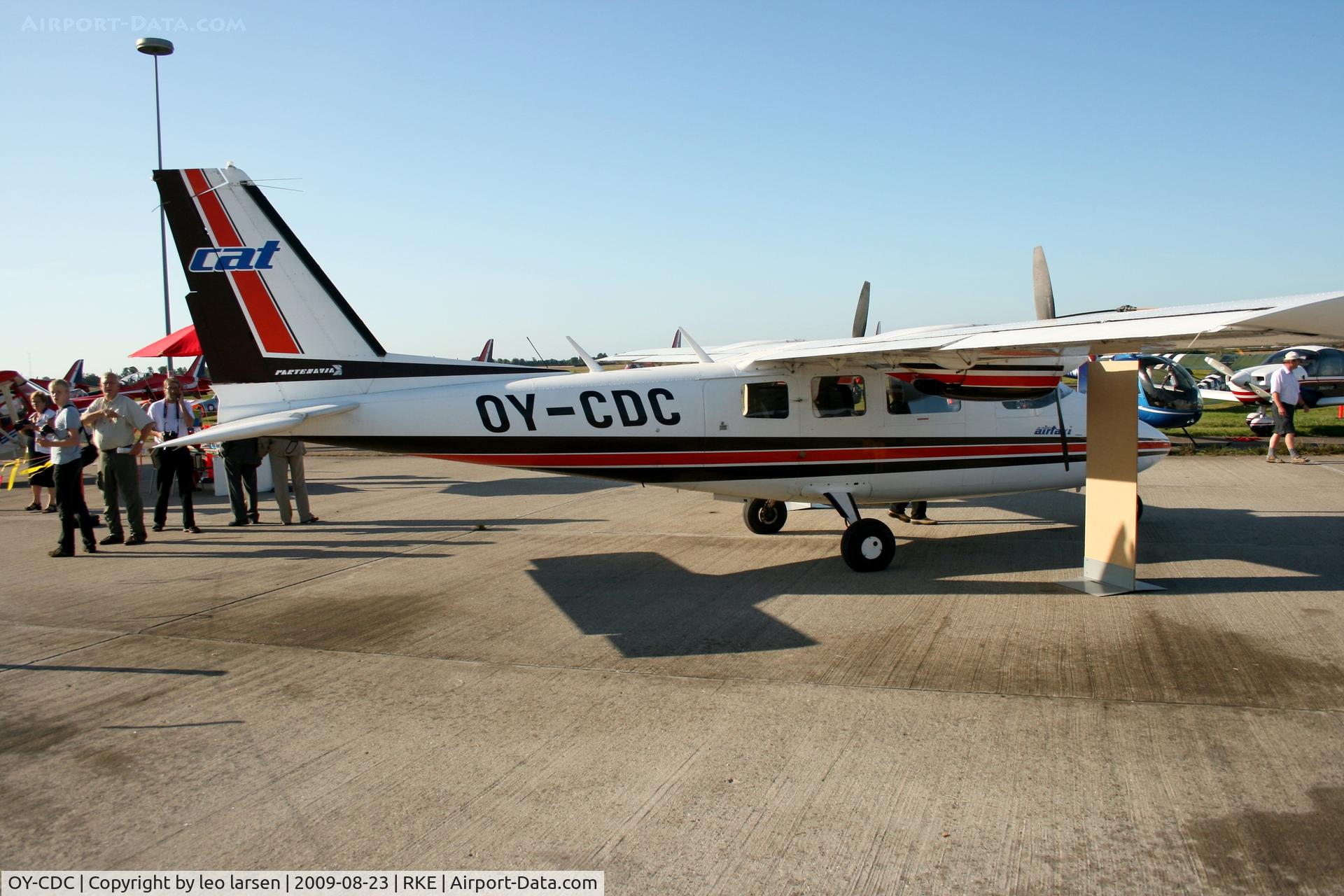 OY-CDC, 1980 Partenavia P-68C C/N 211, Roskilde Air Show 23.8.2009