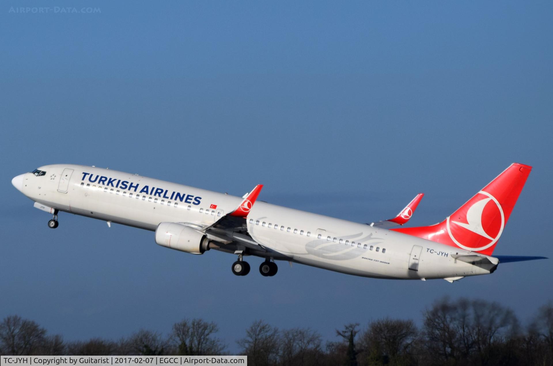 TC-JYH, 2012 Boeing 737-9F2/ER C/N 40984, At Manchester