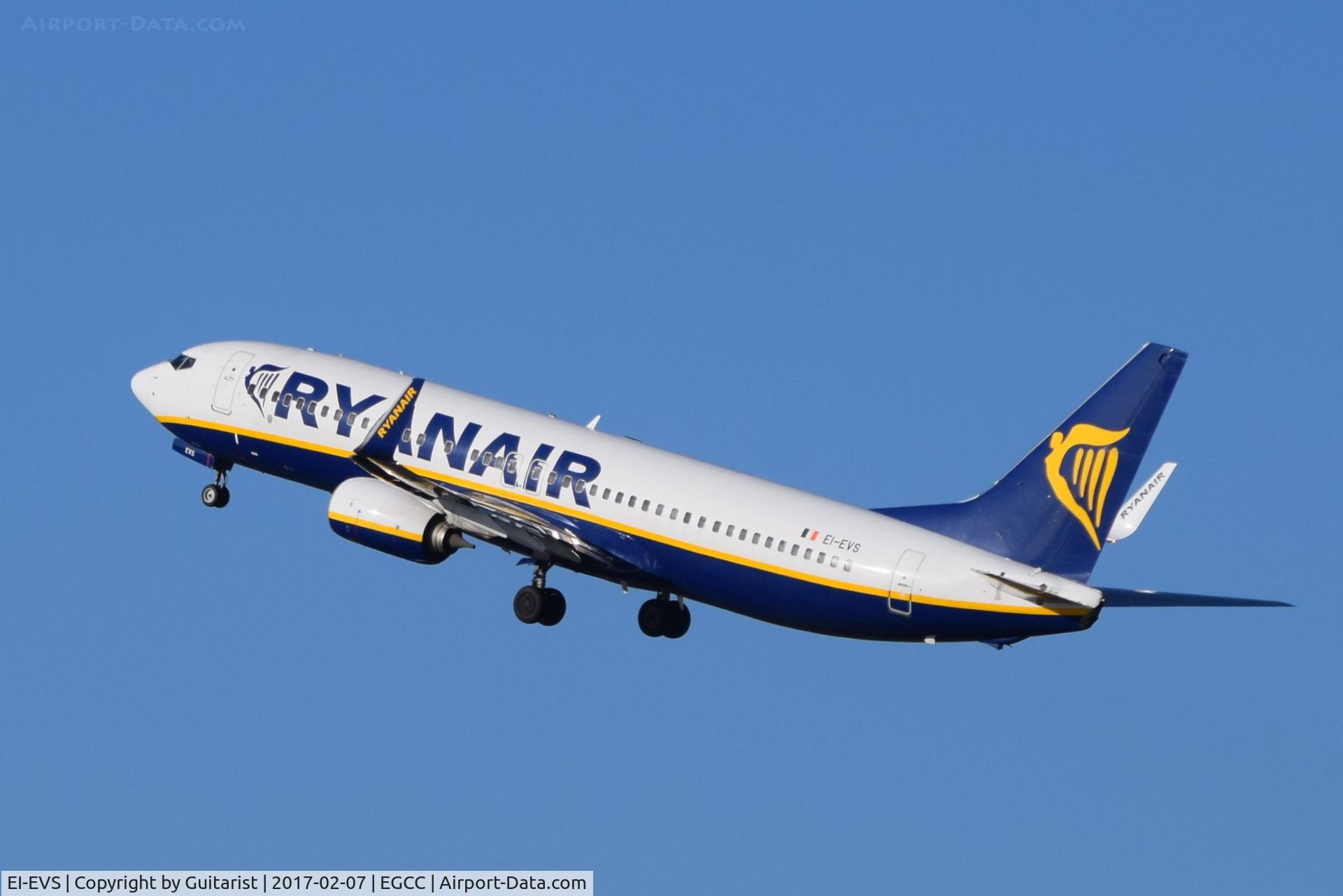 EI-EVS, 2012 Boeing 737-8AS C/N 40313, At Manchester