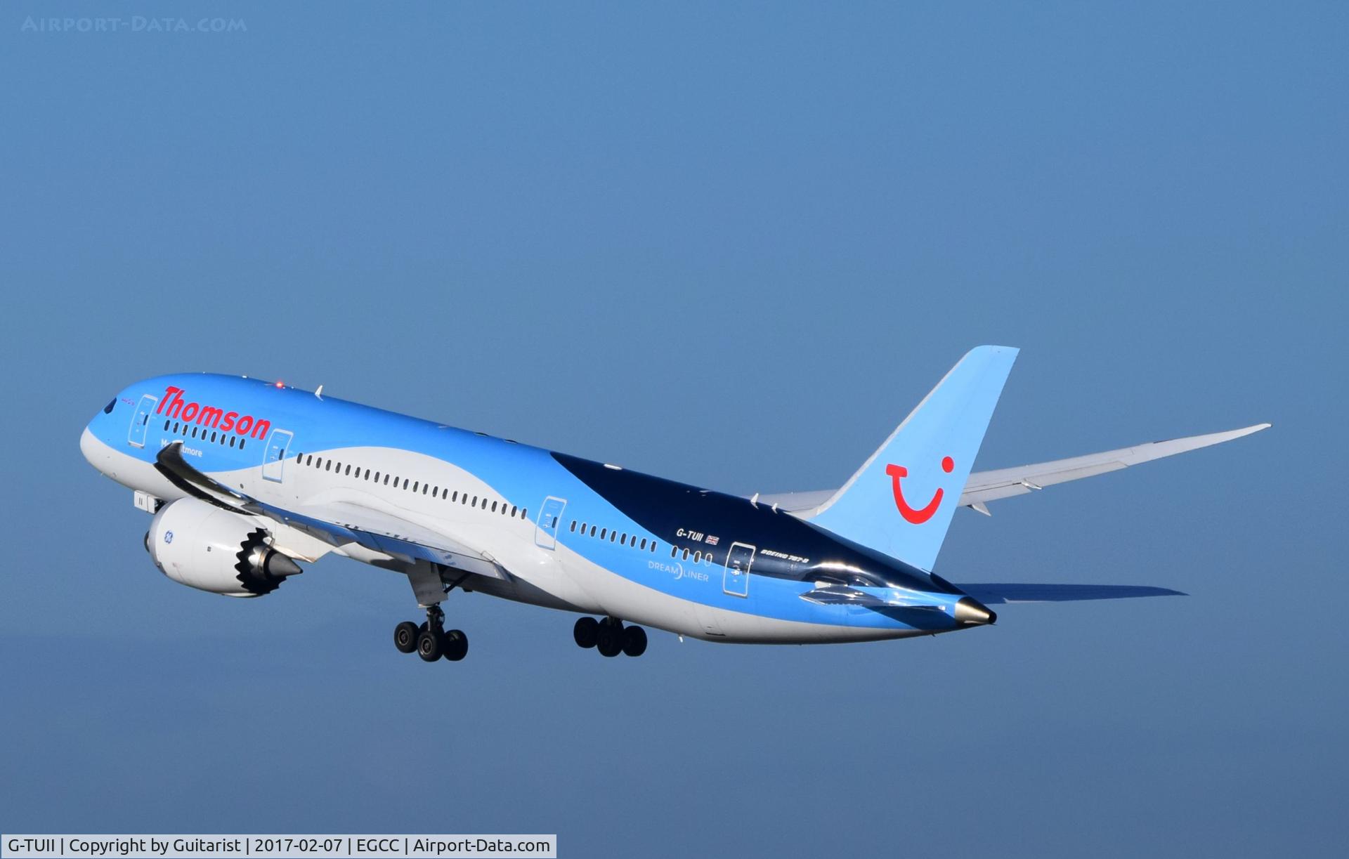 G-TUII, 2015 Boeing 787-8 Dreamliner C/N 37230, At Manchester
