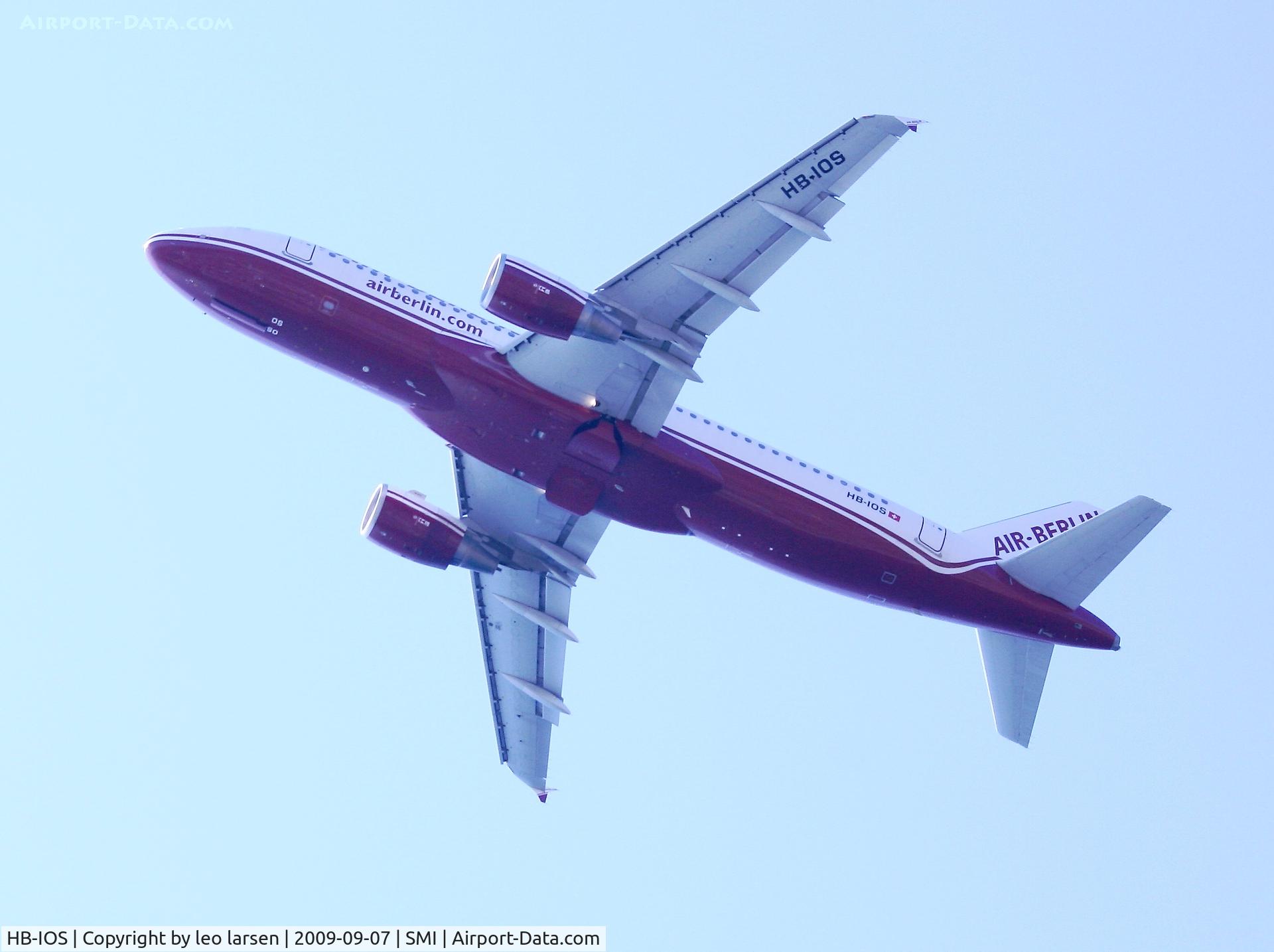 HB-IOS, 2006 Airbus A320-214 C/N 2968, Samos 7.9.2009