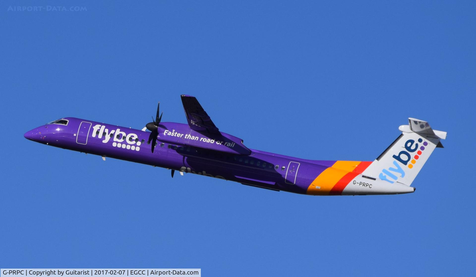 G-PRPC, 2010 Bombardier DHC-8-402 Dash 8 C/N 4338, At Manchester