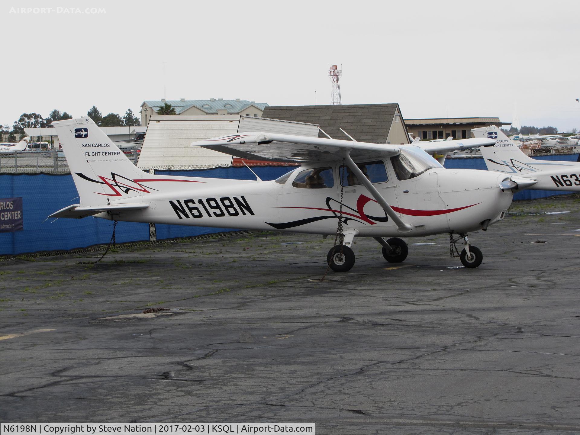 N6198N, 2008 Cessna 172S C/N 172S10792, San Carlos Flight Center 2008 Cessna 172S @ San Carlos Airport, CA