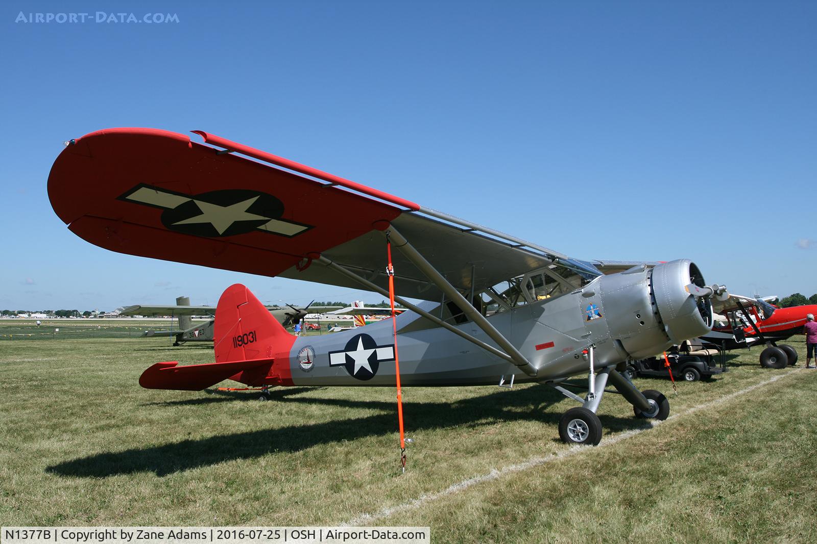 N1377B, Stinson L-1F C/N Not found N1377B, At the 2016 EAA AirVenture - Oshkosh, Wisconsin