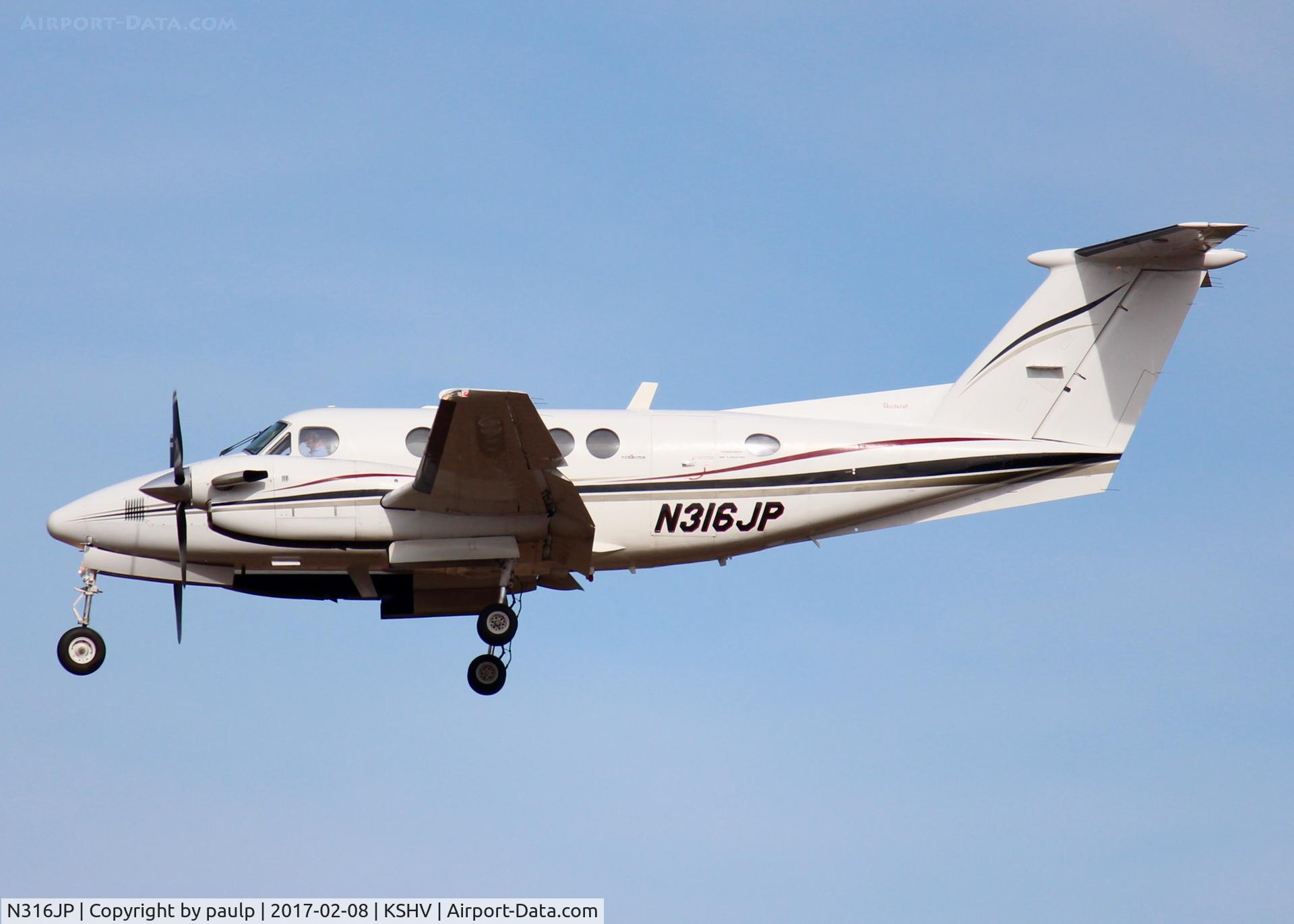 N316JP, 1981 Beech B200 King Air C/N BB-923, At Shreveport Regional.