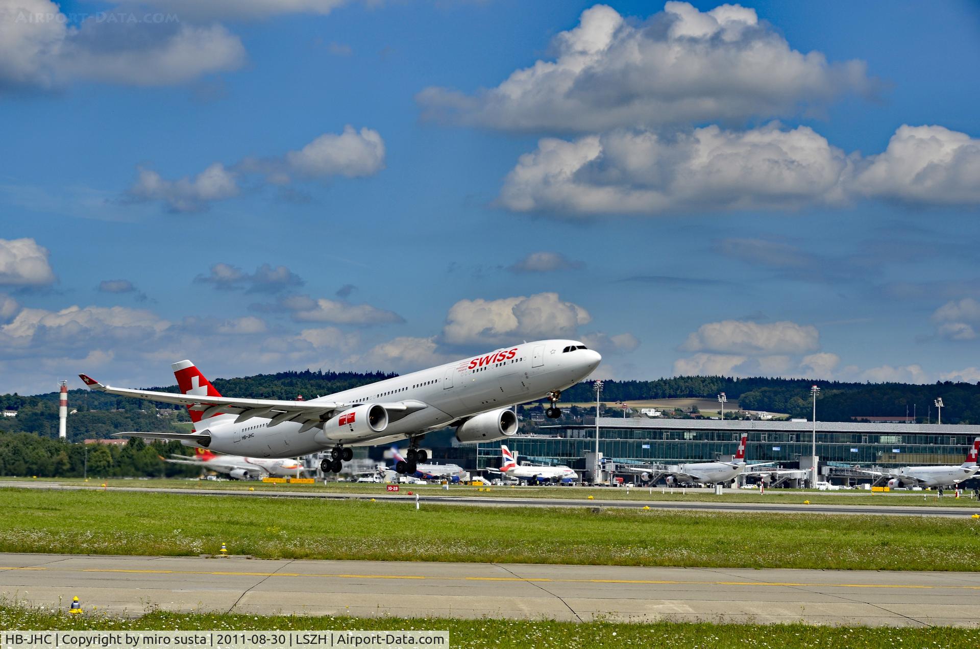 HB-JMM, 1996 Airbus A340-313 C/N 154, Swiss International Airlines Airbus A330-343 Airplane, Zurich-Kloten International Airport