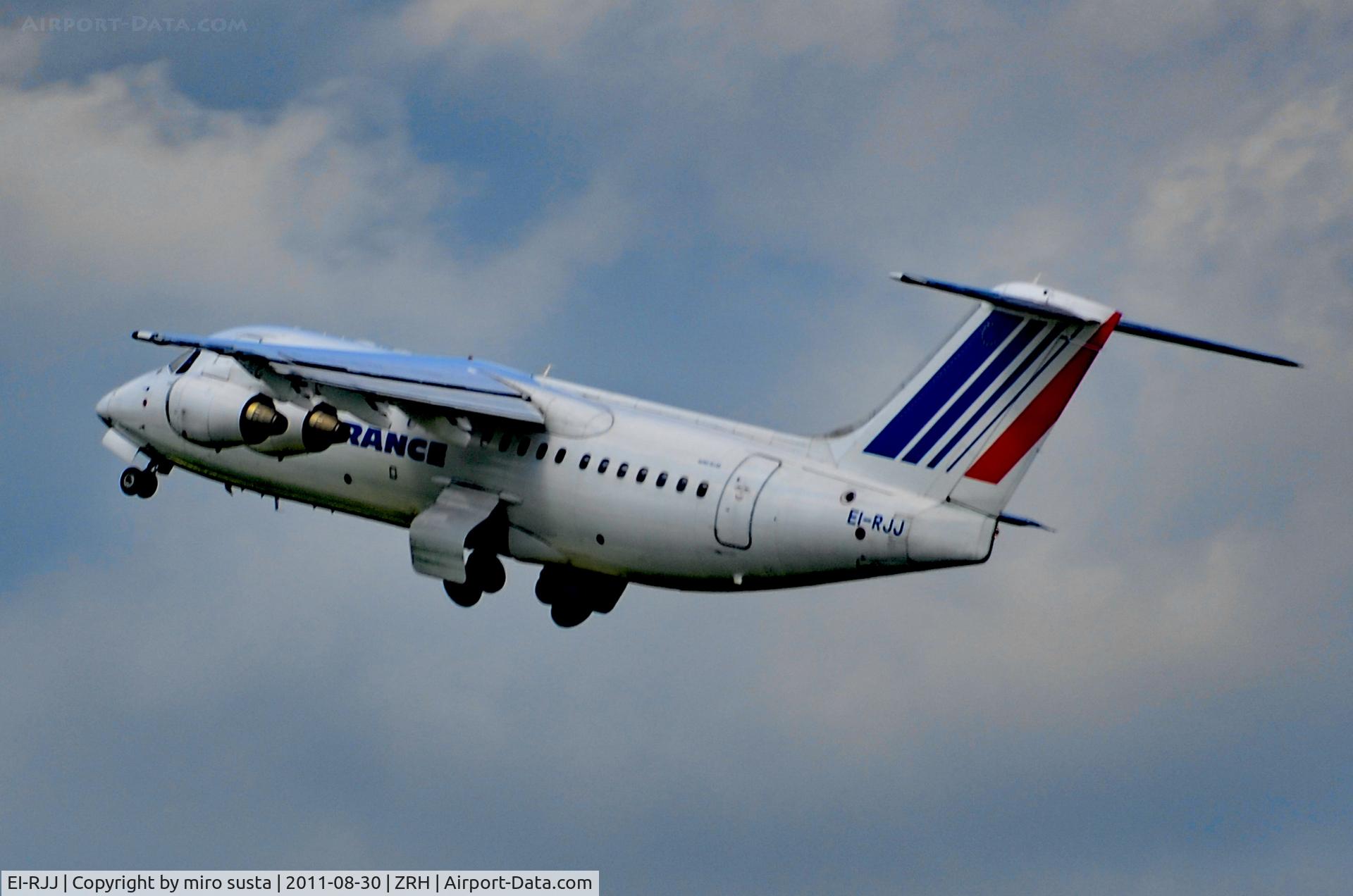 HB-IXR, 1996 British Aerospace Avro 146-RJ100 C/N E3281, Air France City Jet Avro RJ85 Airplane, Zurich-Kloten International Airport