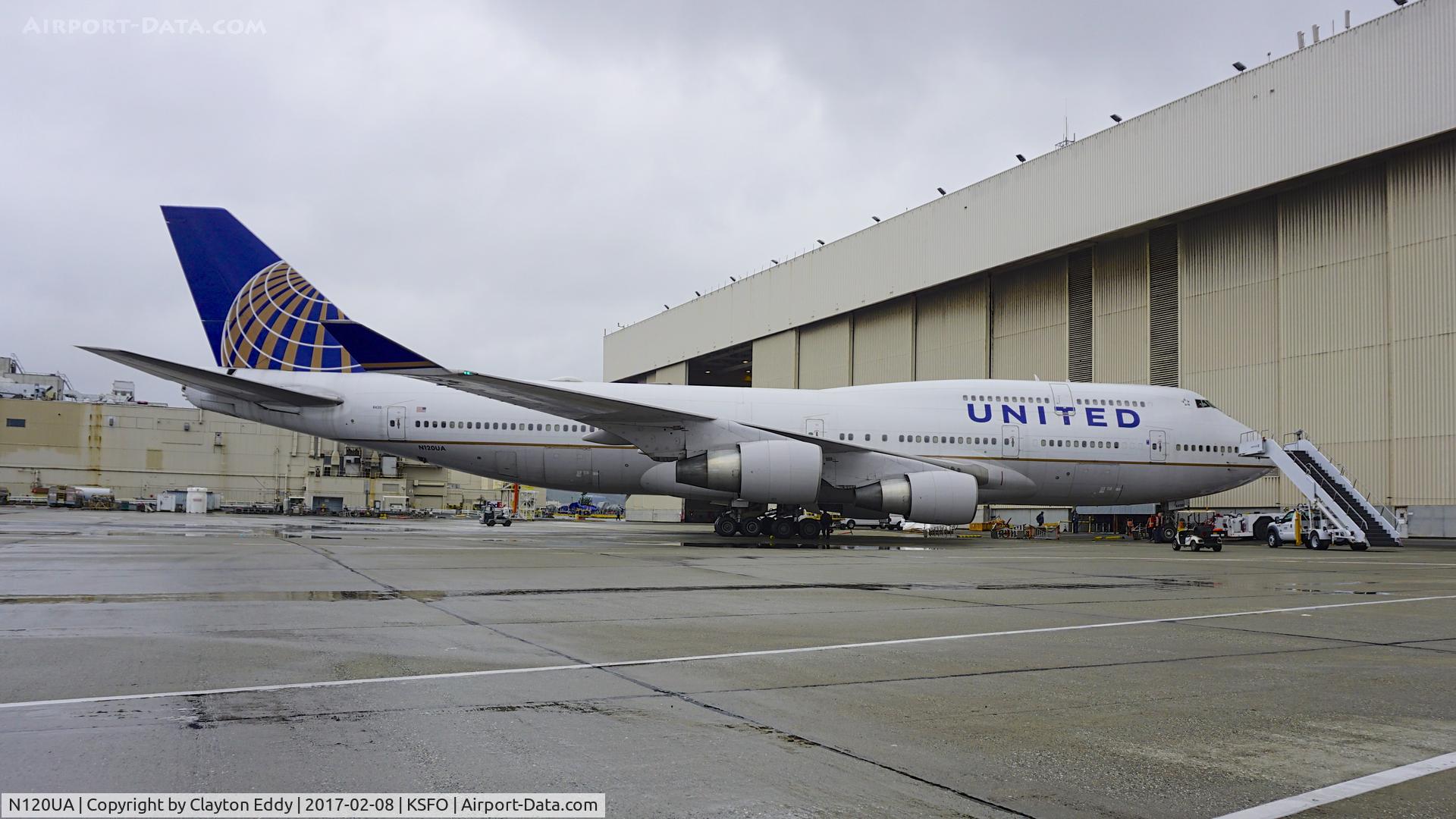 N120UA, 1999 Boeing 747-422 C/N 29166, SFO 2017