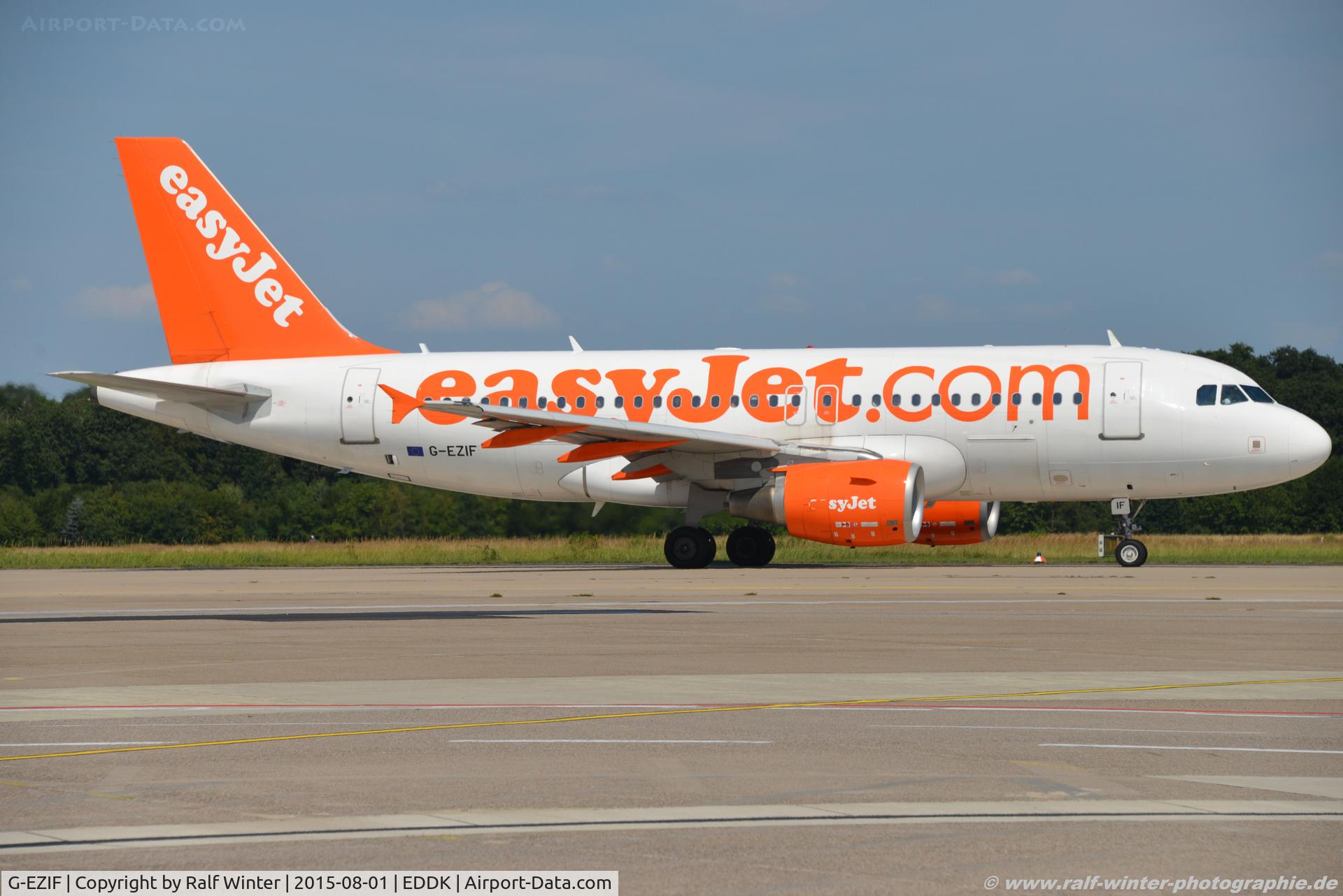 G-EZIF, 2005 Airbus A319-111 C/N 2450, Airbus A319-111 - U2 EZY easyJet - 2450 - G-EZIF - 01.08.2015 - CGN
