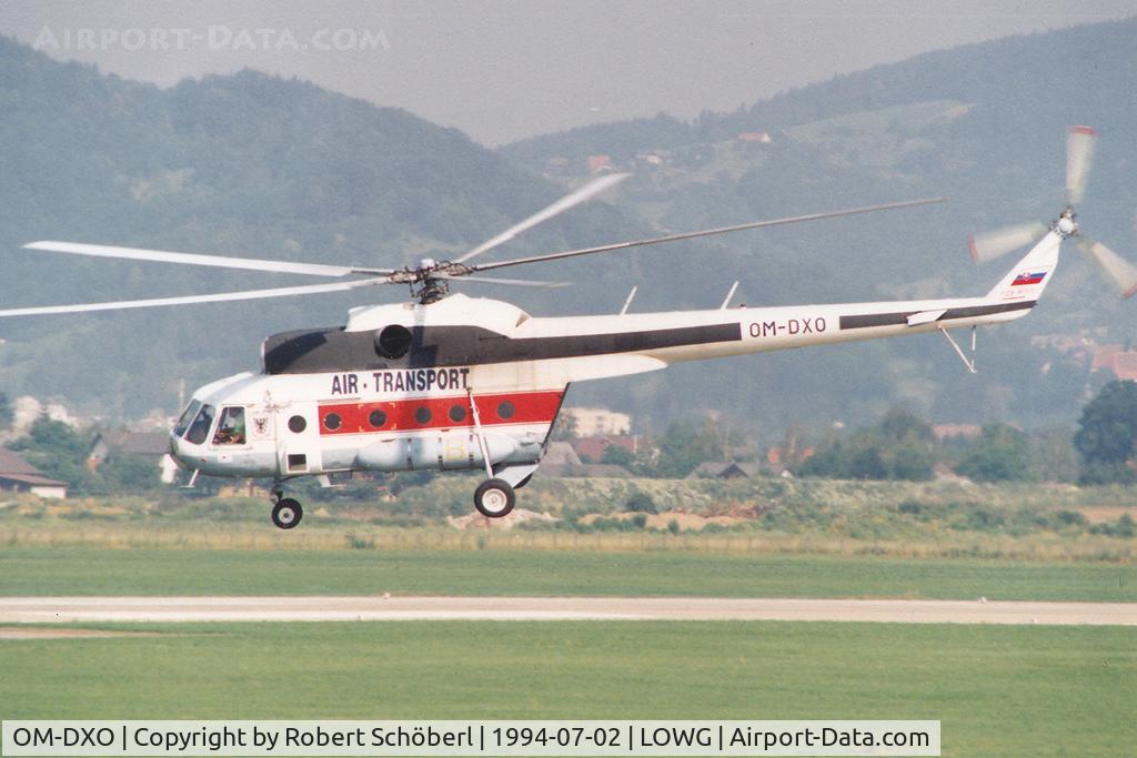 OM-DXO, Mil Mi-8T C/N 10825, Air Transport Europe OM-DXO @ LOWG