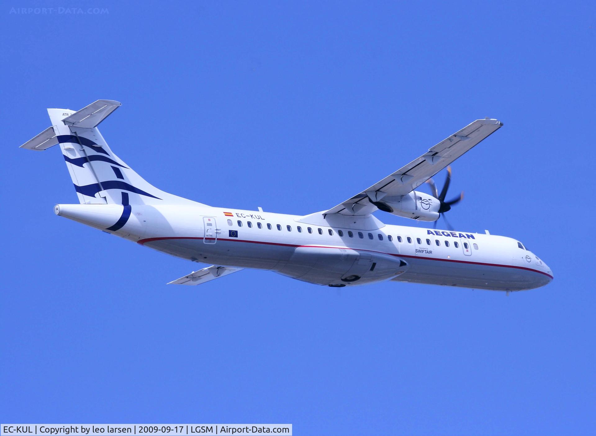 EC-KUL, 2008 ATR 72-212A C/N 809, Samos 17.9.2009