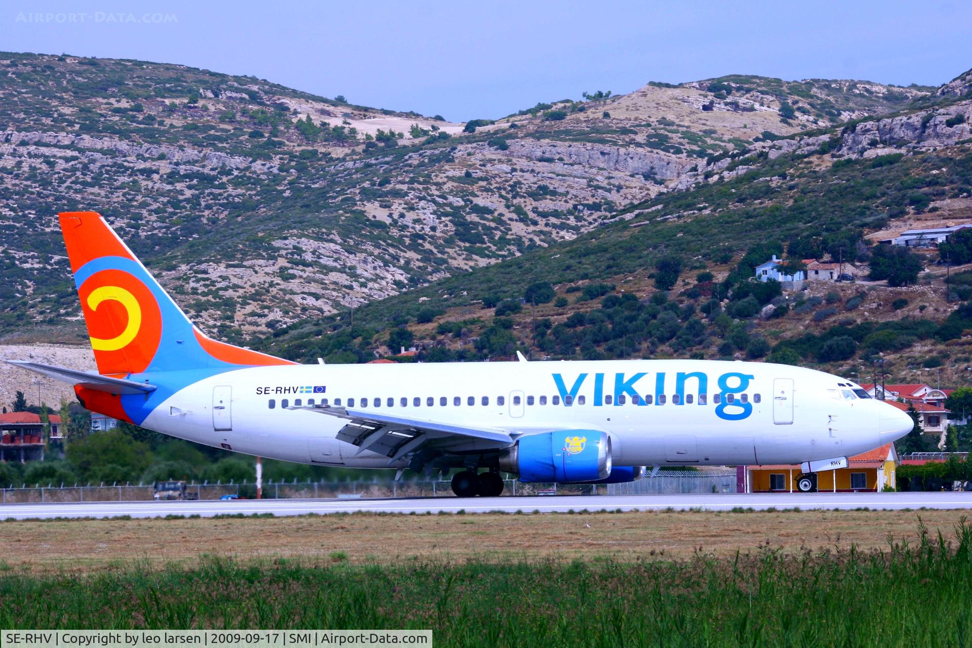 SE-RHV, 1997 Boeing 737-36N C/N 28567, Samos 17.9.2009