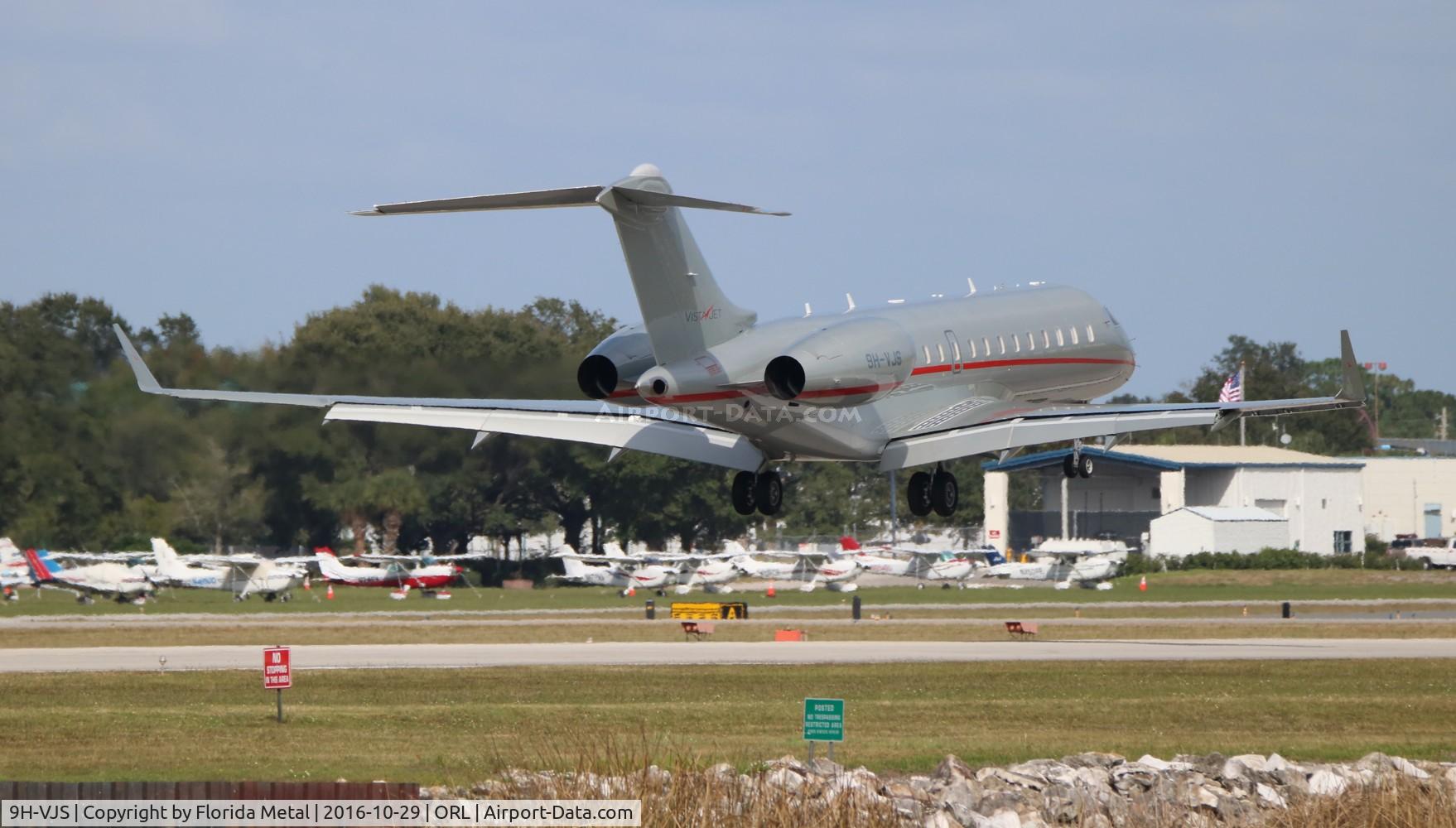 9H-VJS, 2015 Bombardier BD-700-1A10 Global 6000 C/N 9711, Vista Jet