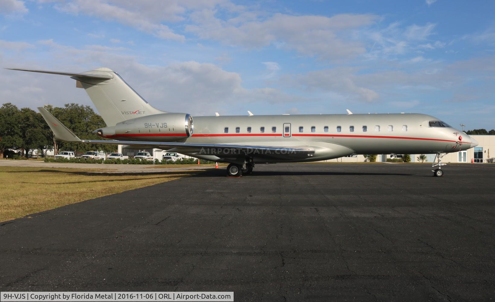 9H-VJS, 2015 Bombardier BD-700-1A10 Global 6000 C/N 9711, Vista Jet