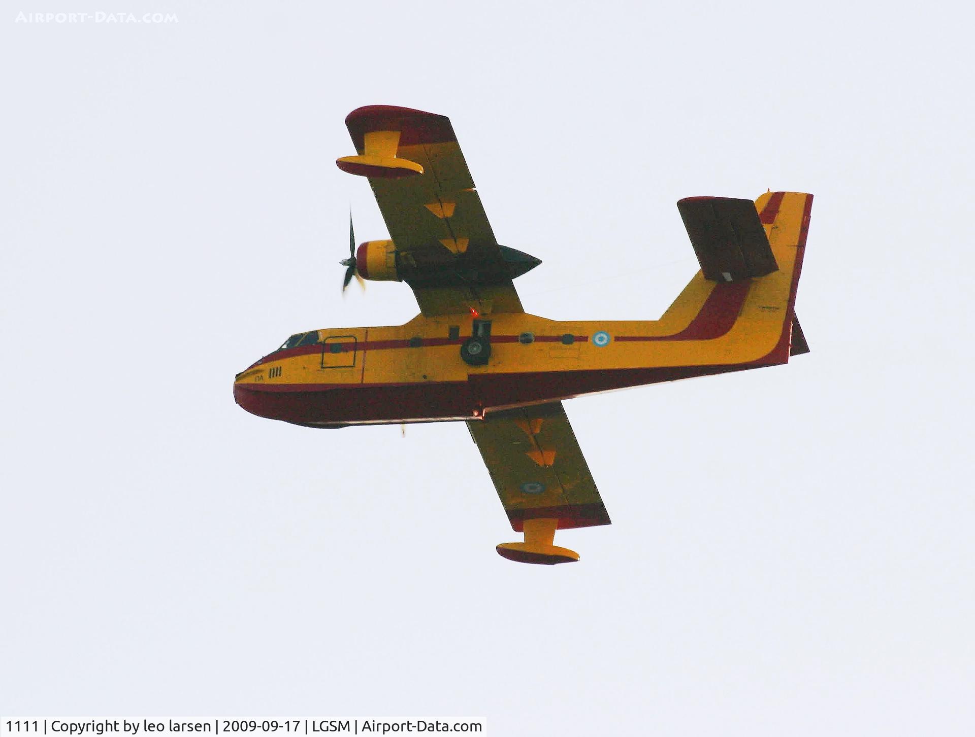 1111, Canadair CL-215-V (CL-215-1A10) C/N 1111, Samos 17.9.2009
