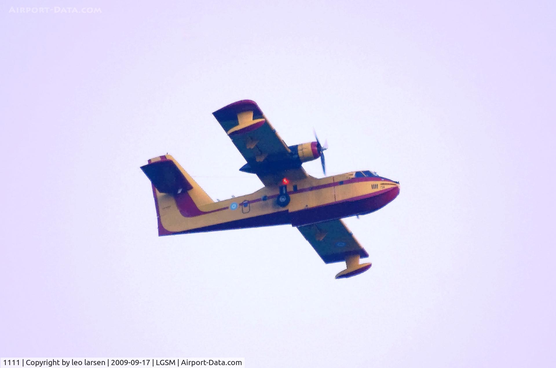 1111, Canadair CL-215-V (CL-215-1A10) C/N 1111, Samos 17.9.2009