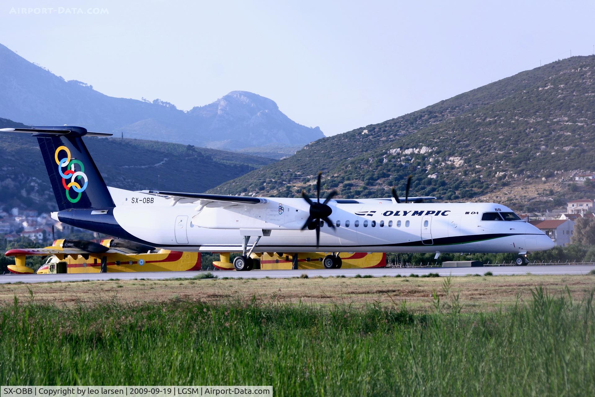 SX-OBB, 2009 Bombardier DHC-8-402 Dash 8 C/N 4268, Samos 19.9.2009