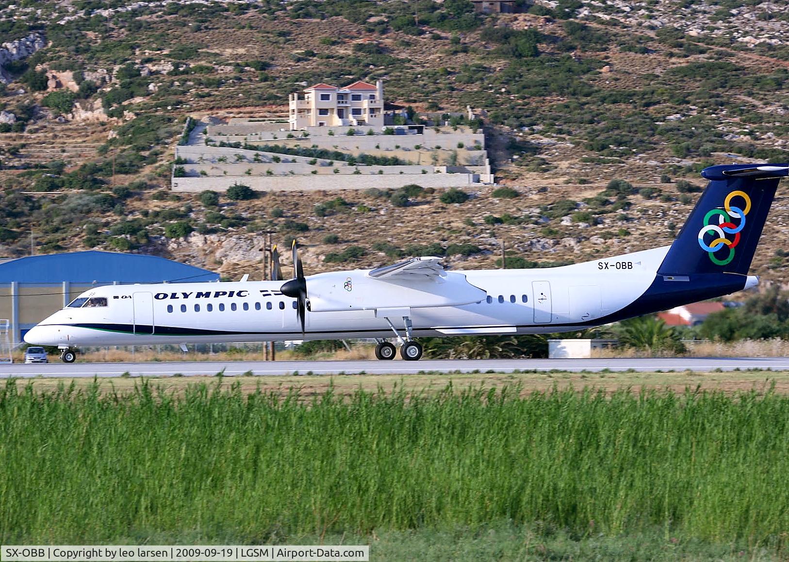 SX-OBB, 2009 Bombardier DHC-8-402 Dash 8 C/N 4268, Samos 19.9.2009