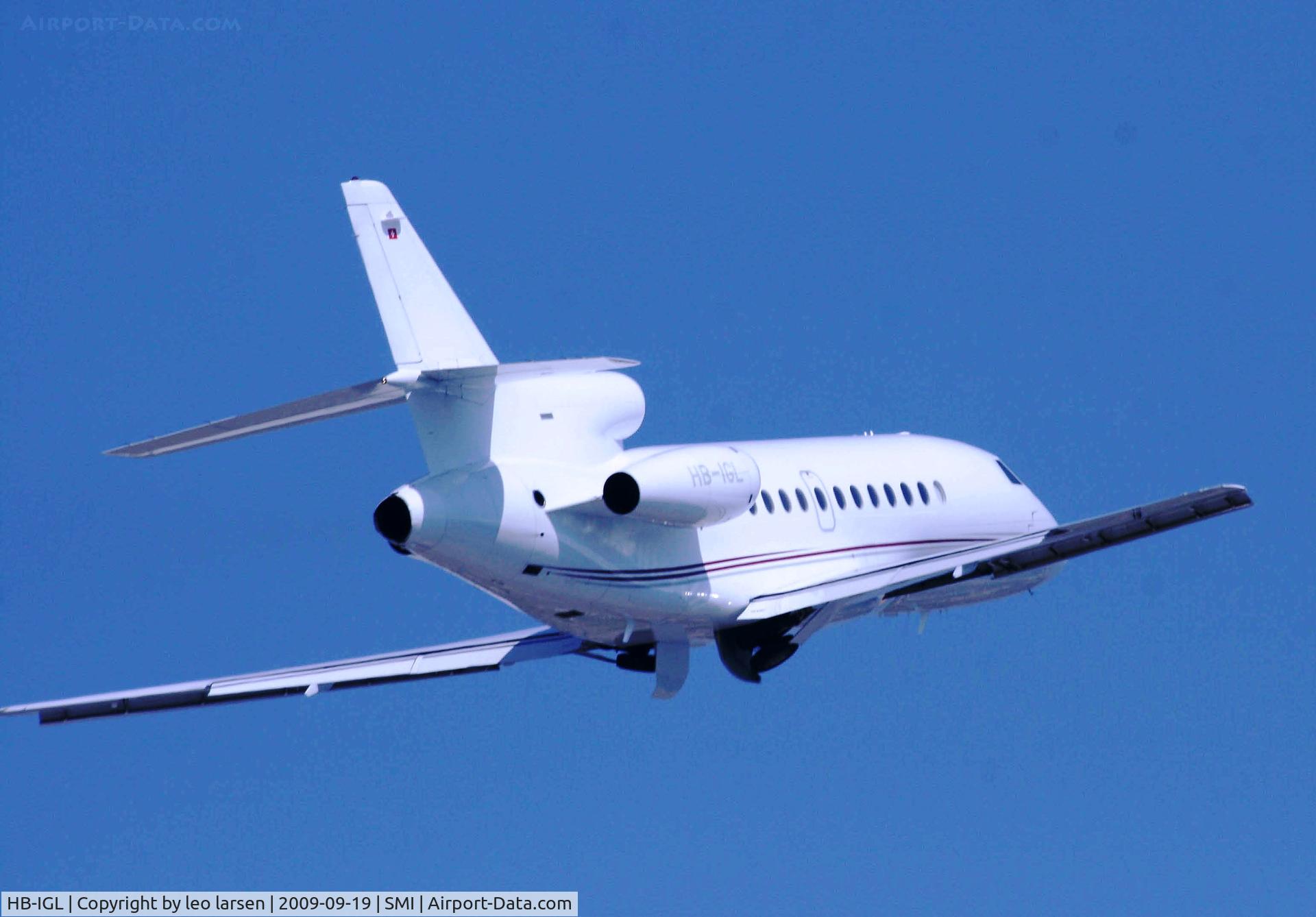 HB-IGL, 1988 Dassault Falcon 900 C/N 058, Samos Greece 19.9.2009