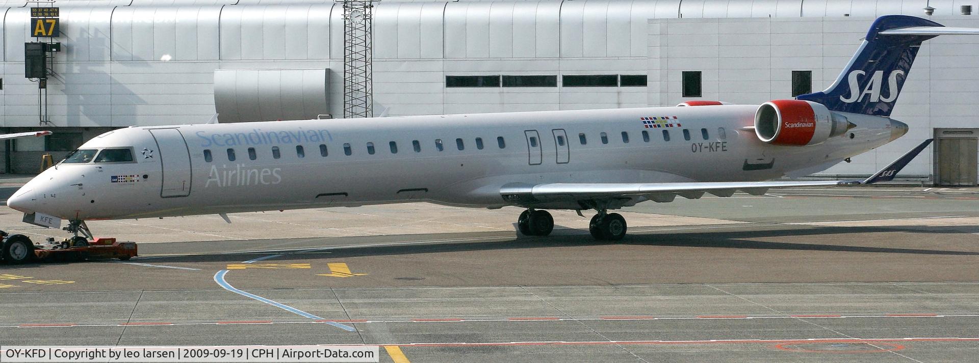 OY-KFD, 2009 Bombardier CRJ-900 (CL-600-2D24) C/N 15221, Copenhagen 19.9.2009