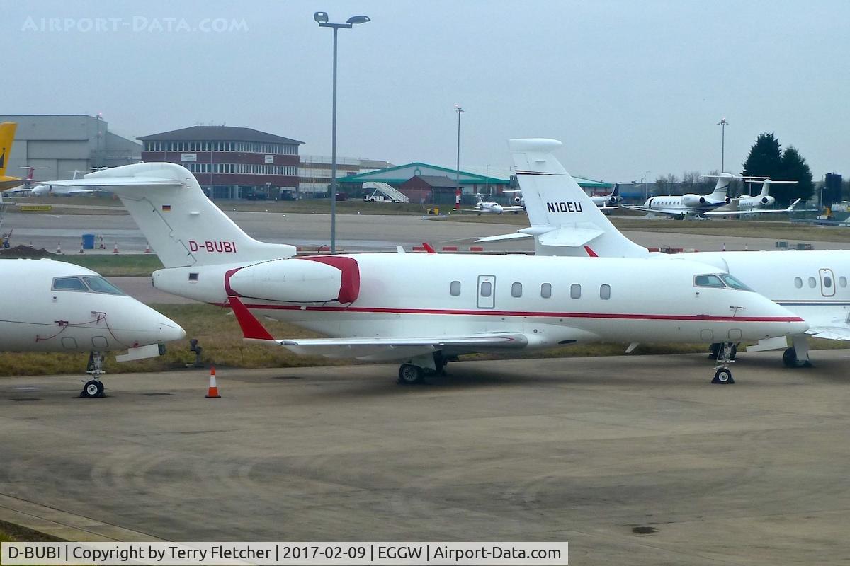 D-BUBI, 2007 Bombardier Challenger 300 (BD-100-1A10) C/N 20145, At Luton