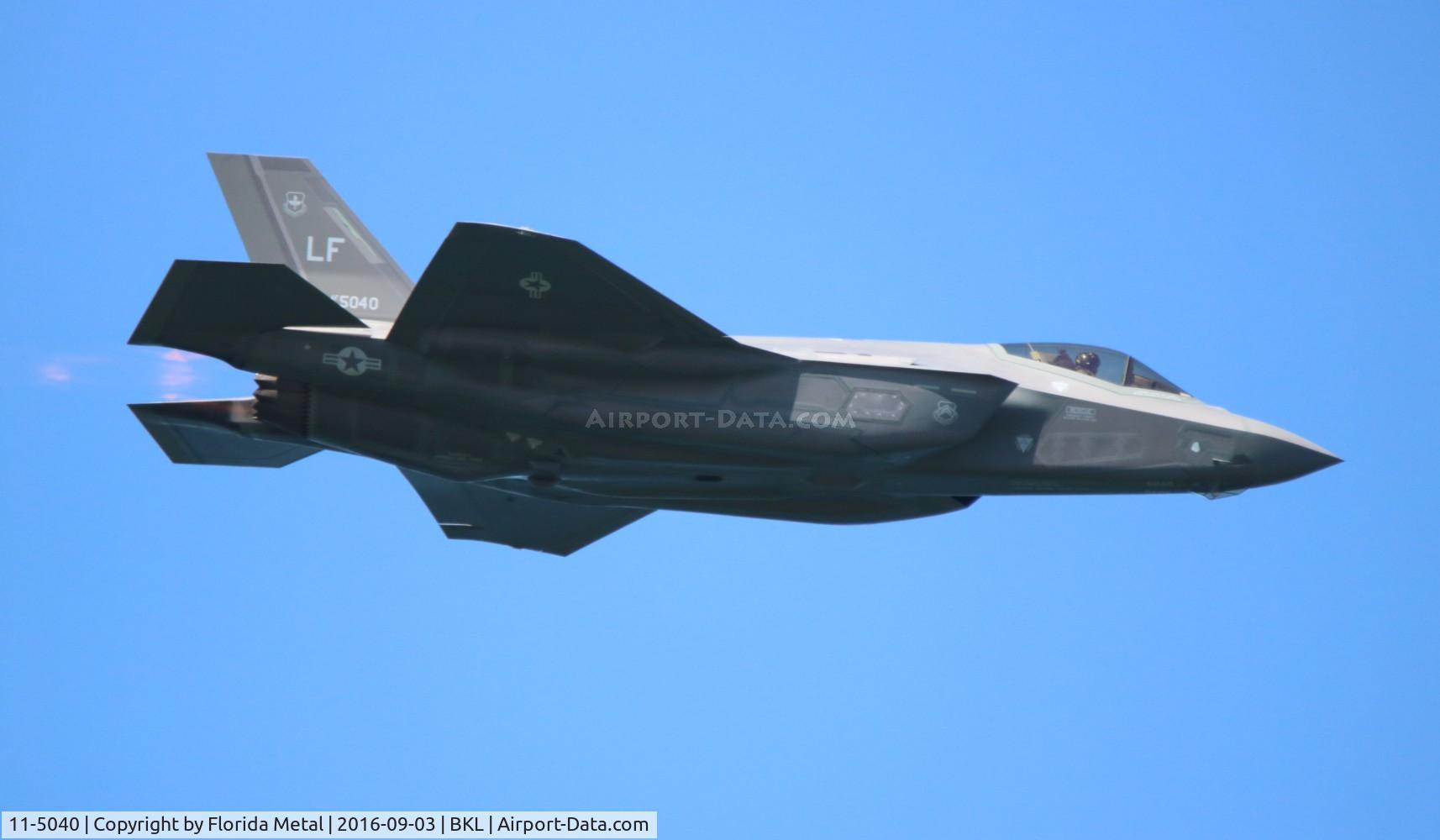 11-5040, 2011 Lockheed Martin F-35A Lightning II C/N AF-51, F-35A