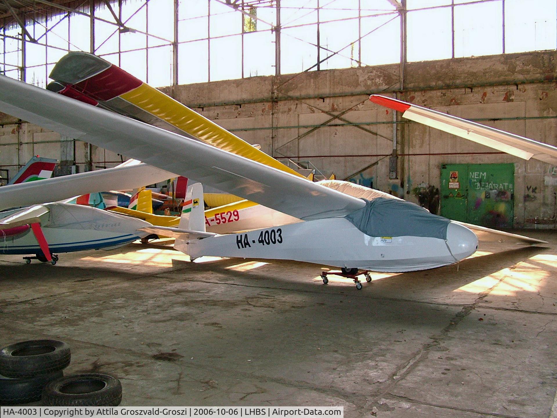 HA-4003, 1959 Schleicher K-8B C/N 120/58, Budaörs Airport, Hungary