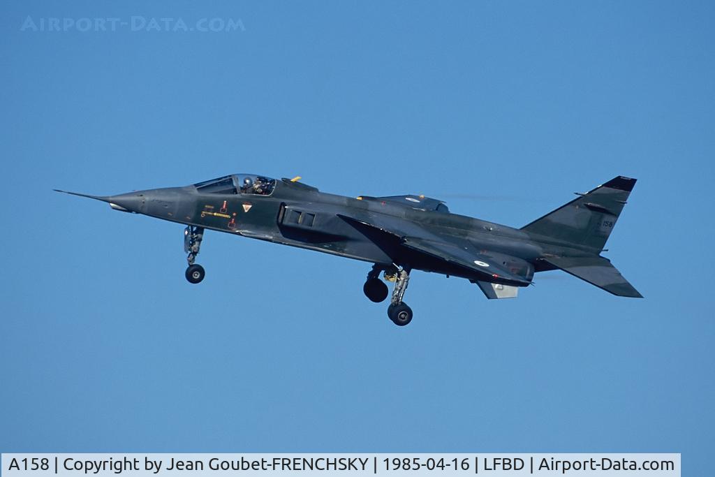 A158, Sepecat Jaguar A C/N 158, Jaguar A EC 3/11 