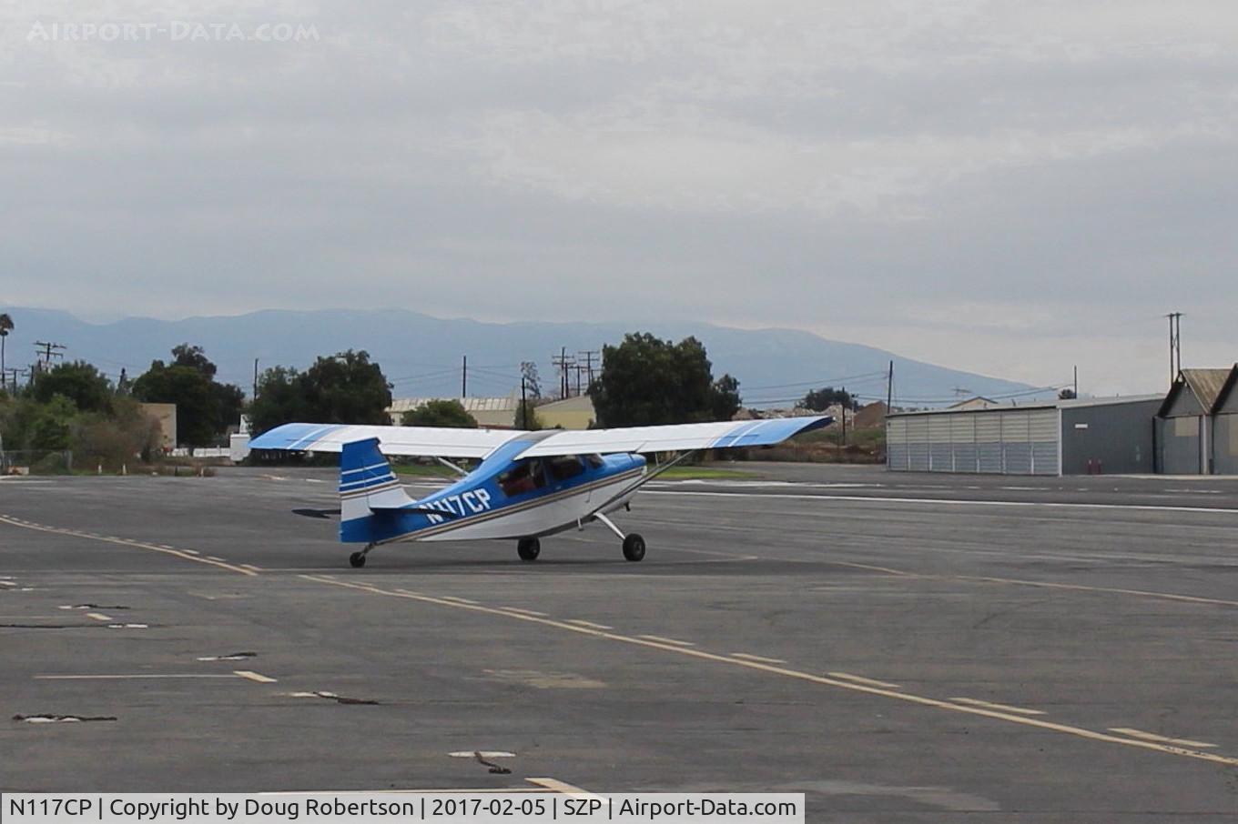 N117CP, American Champion 7GCBC Citabria C/N 1275-99, 1999 American Champion 7GCBC CITABRIA, Lycoming O-320 150 Hp, taxi to Rwy 22