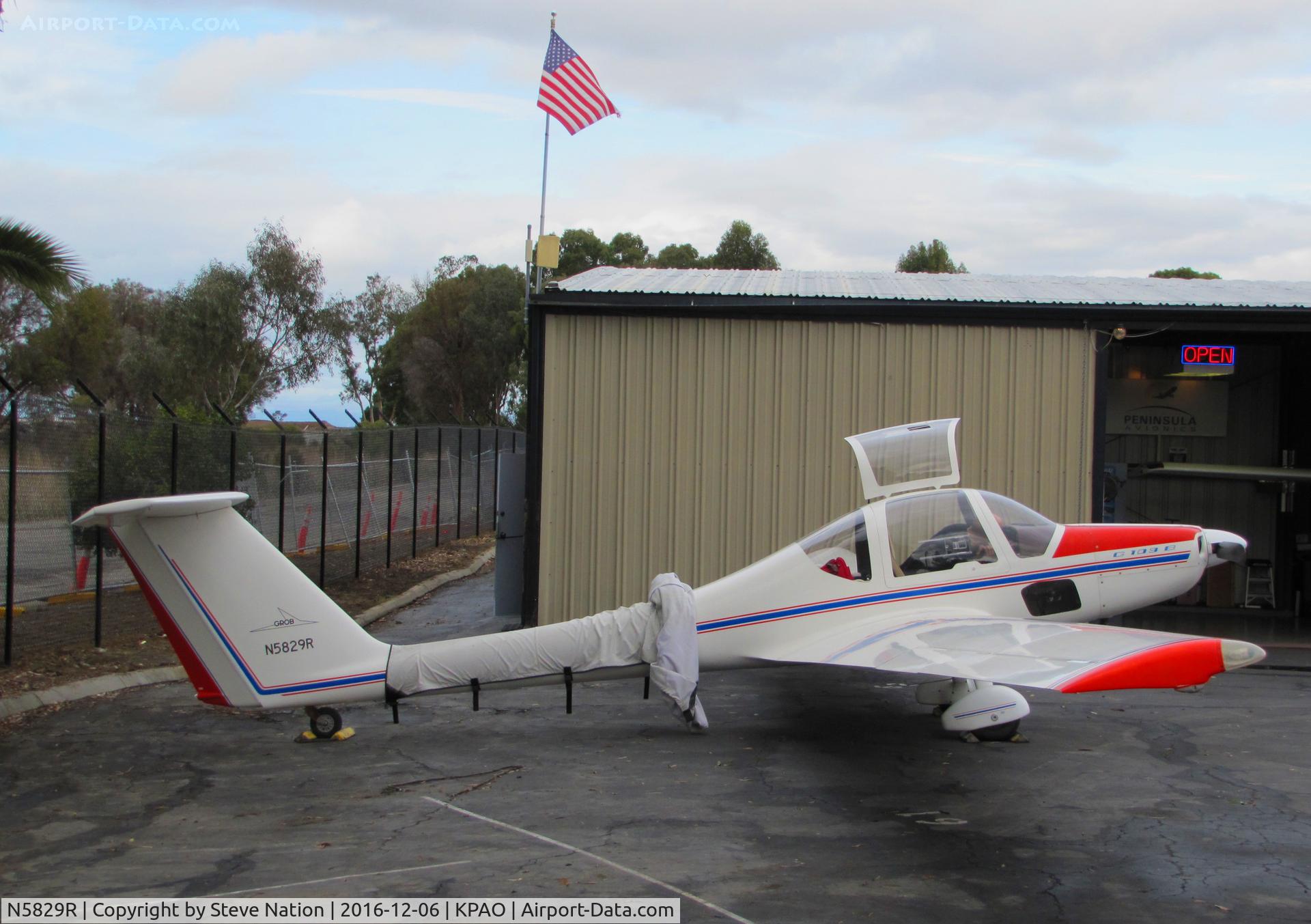 N5829R, 1984 Grob G-109B C/N 6316, Locally-based 1984 Grob G-109B powered glider @ Palo Alto Airport, CA
