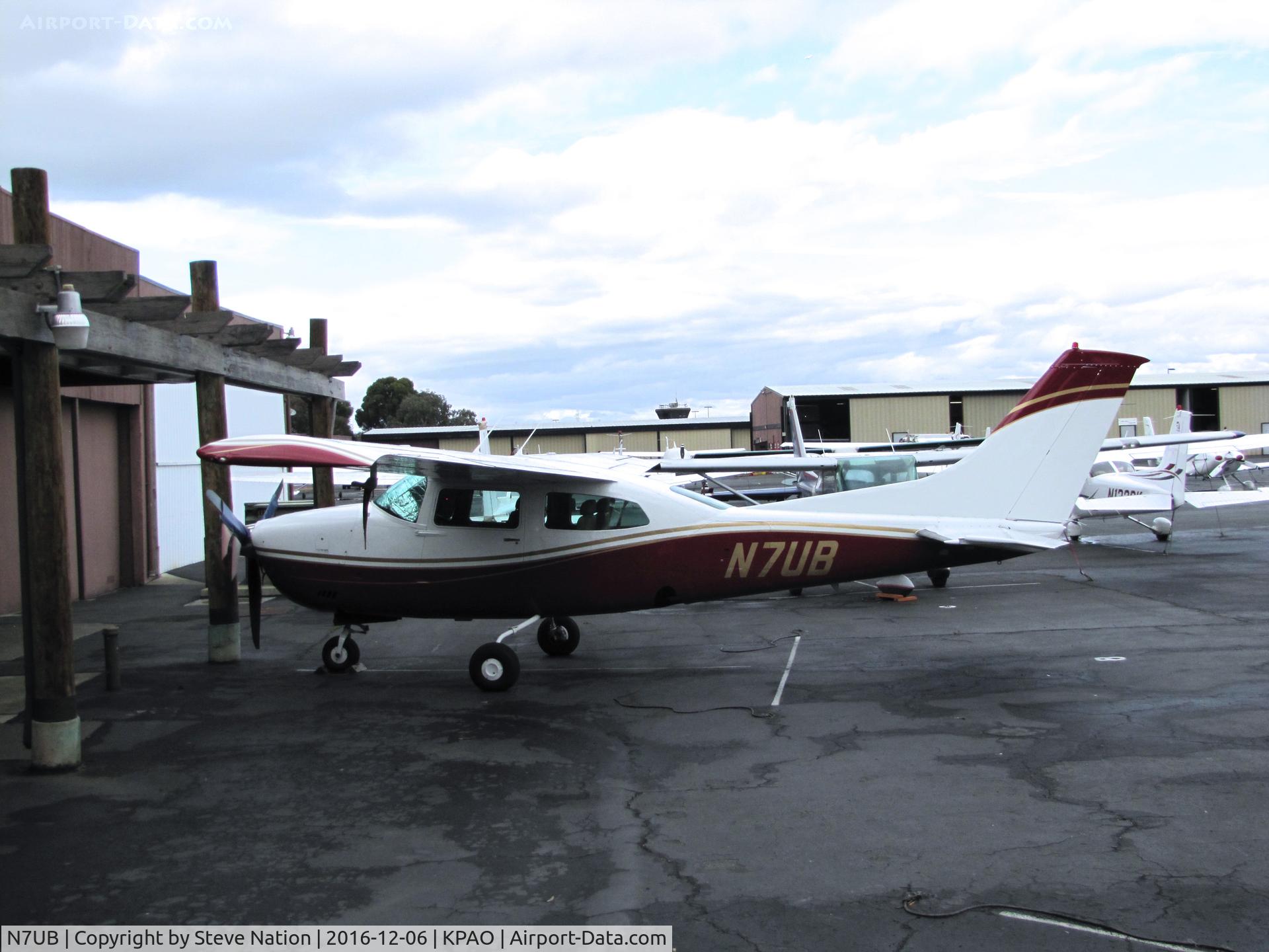 N7UB, 1976 Cessna T210M Turbo Centurion C/N 21061593, Locally-based 1976 Cessna T210M Turbo Centurion @ Palo Alto Airport, CA