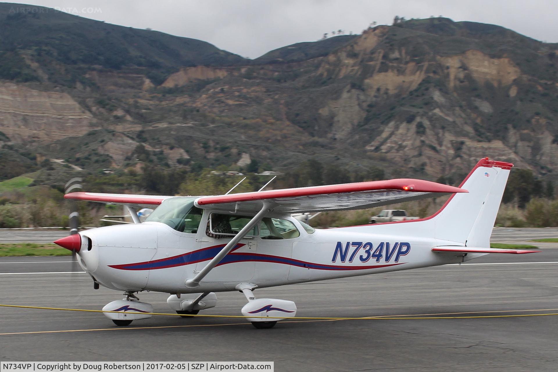 N734VP, 1977 Cessna 172N C/N 17269151, 1977 Cessna 172N SKYHAWK, Lycoming O-320-H2AD 160 Hp, taxi