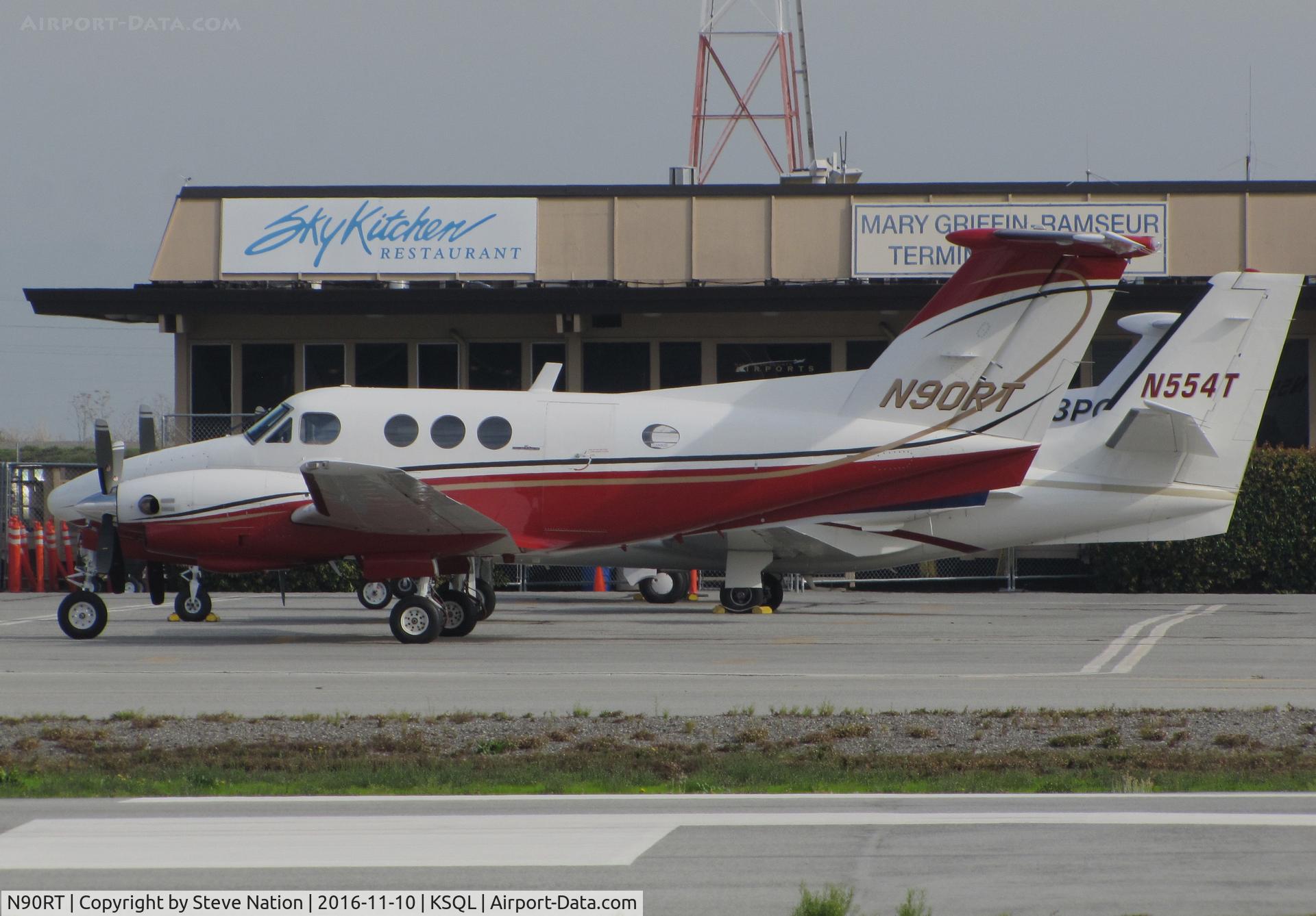 N90RT, 1981 Beech F90 King Air C/N LA-146, Save Mart Supermarkets (Modesto, CA) 1981 Beech F90 King Air @ San Carlos Airport, CA