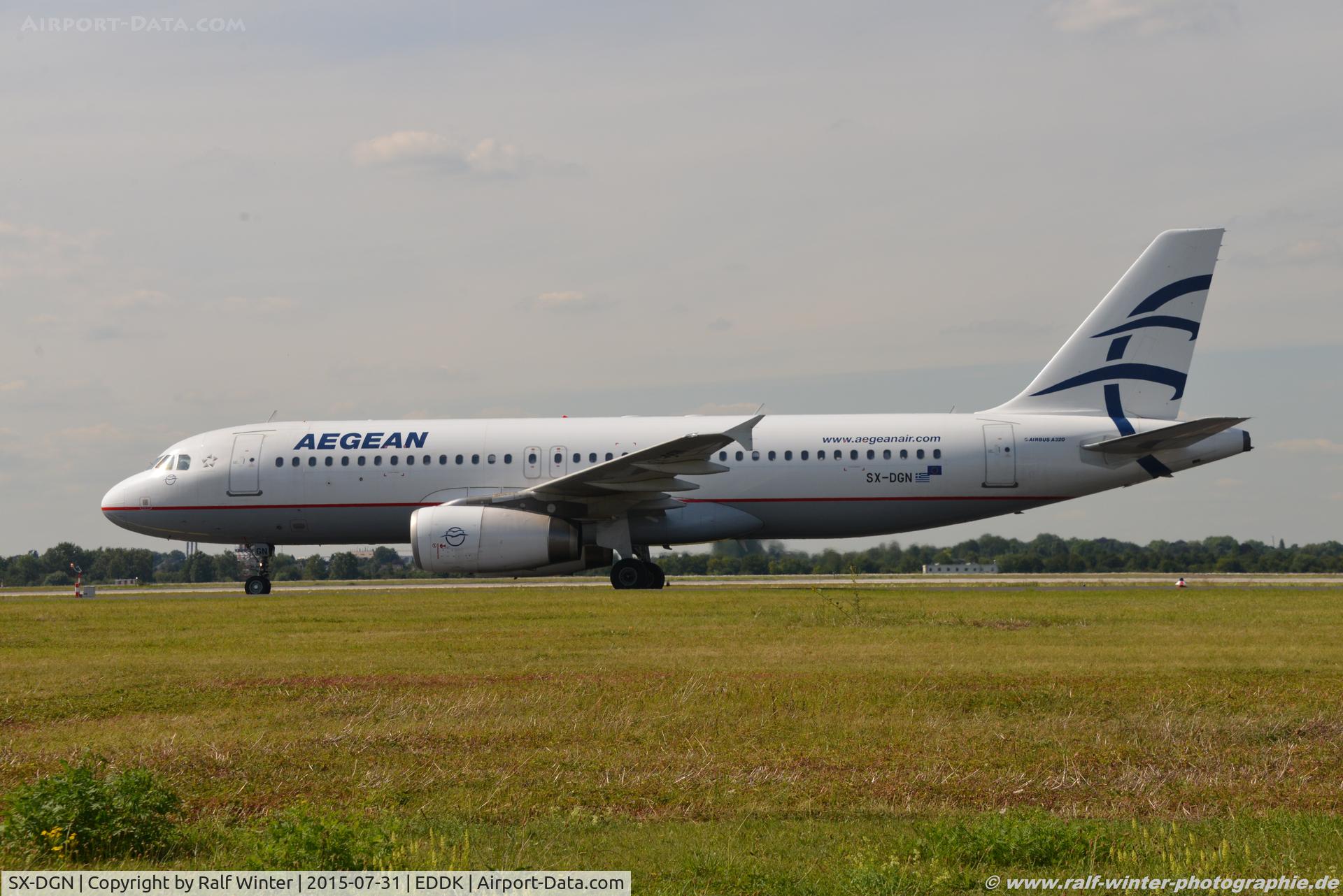 SX-DGN, 2006 Airbus A320-232 C/N 2828, Airbus A320-232 - A3 AEE Aegean Airlines - 2828 - SX-DGN - 31.07.2015 - DUS