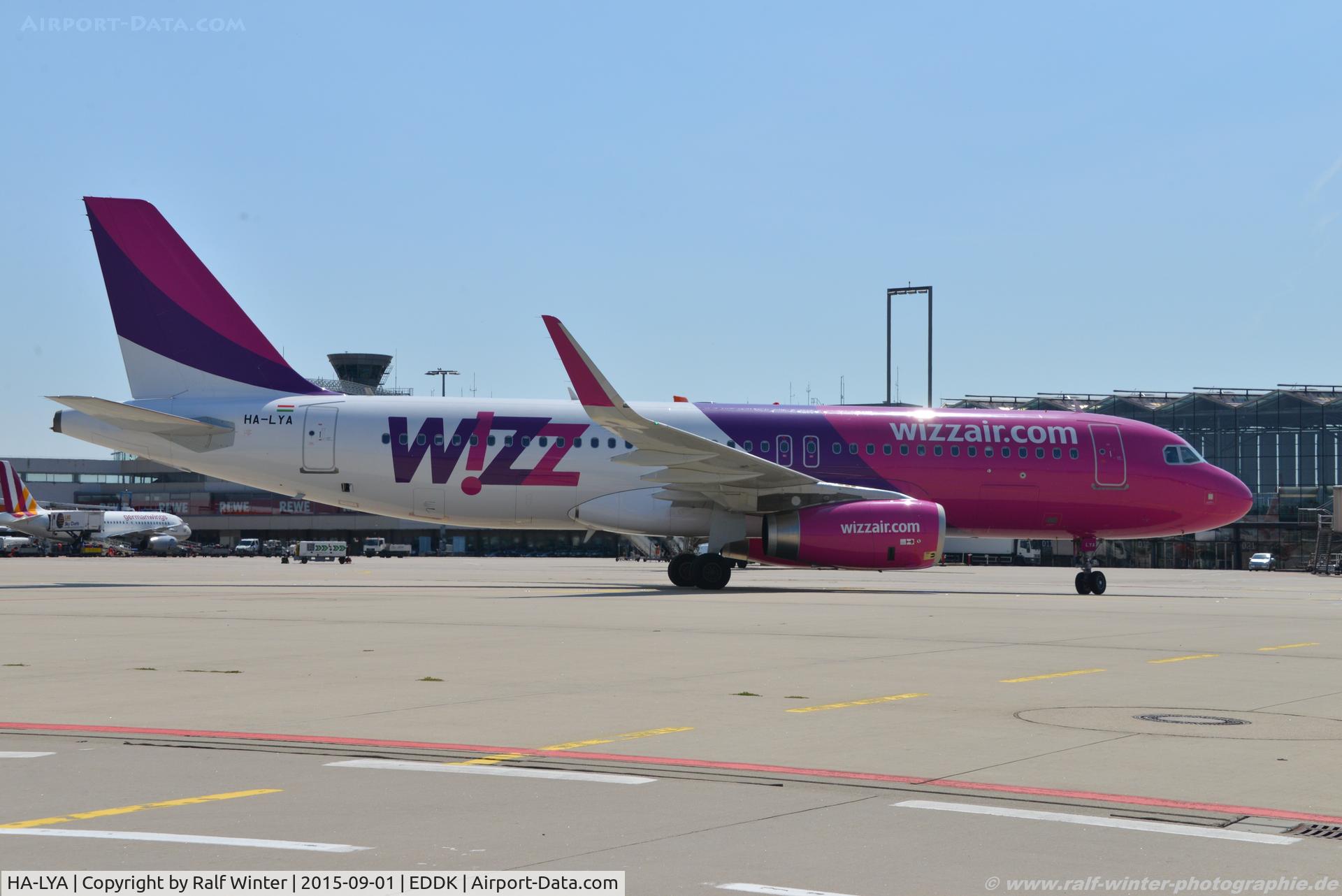 HA-LYA, 2014 Airbus A320-232 C/N 6077, Airbus A320-232(W) - W6 WZZ Wizz Air - 6077 - HA-LYA - 01.09.2015 - CGN