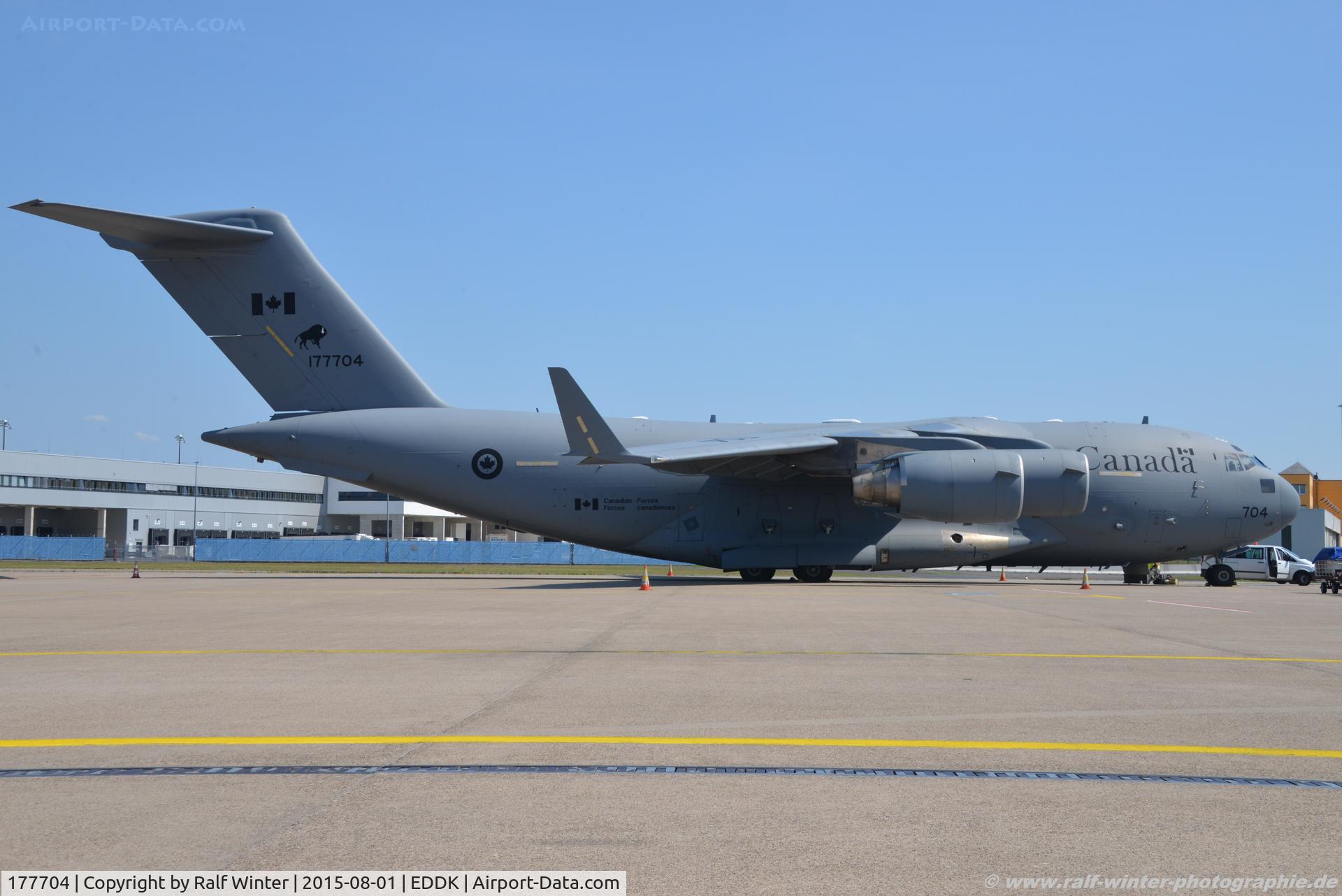 177704, 2008 Boeing CC-177 Globemaster III C/N F-187, Boeing C-17A CC-177 - CFC Canadian Air Force - CA-4 - 177704 - 01.08.2015 - CGN