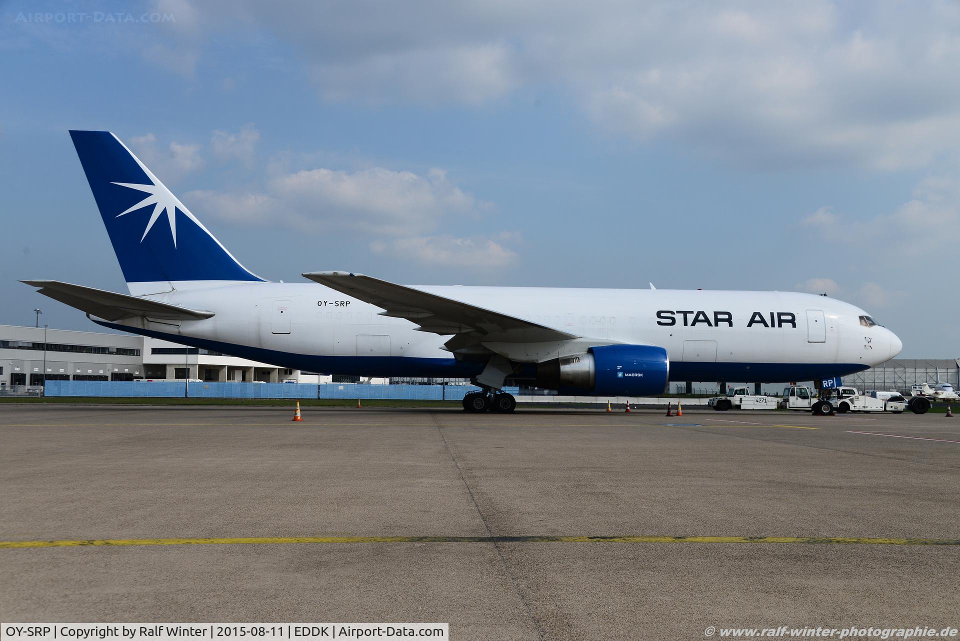 OY-SRP, 1982 Boeing 767-232 C/N 22220, Boeing 767-232BDSF - DQ SRR Star Air Freight - 22220 - OY-SRP - 11.08.2015 - CGN