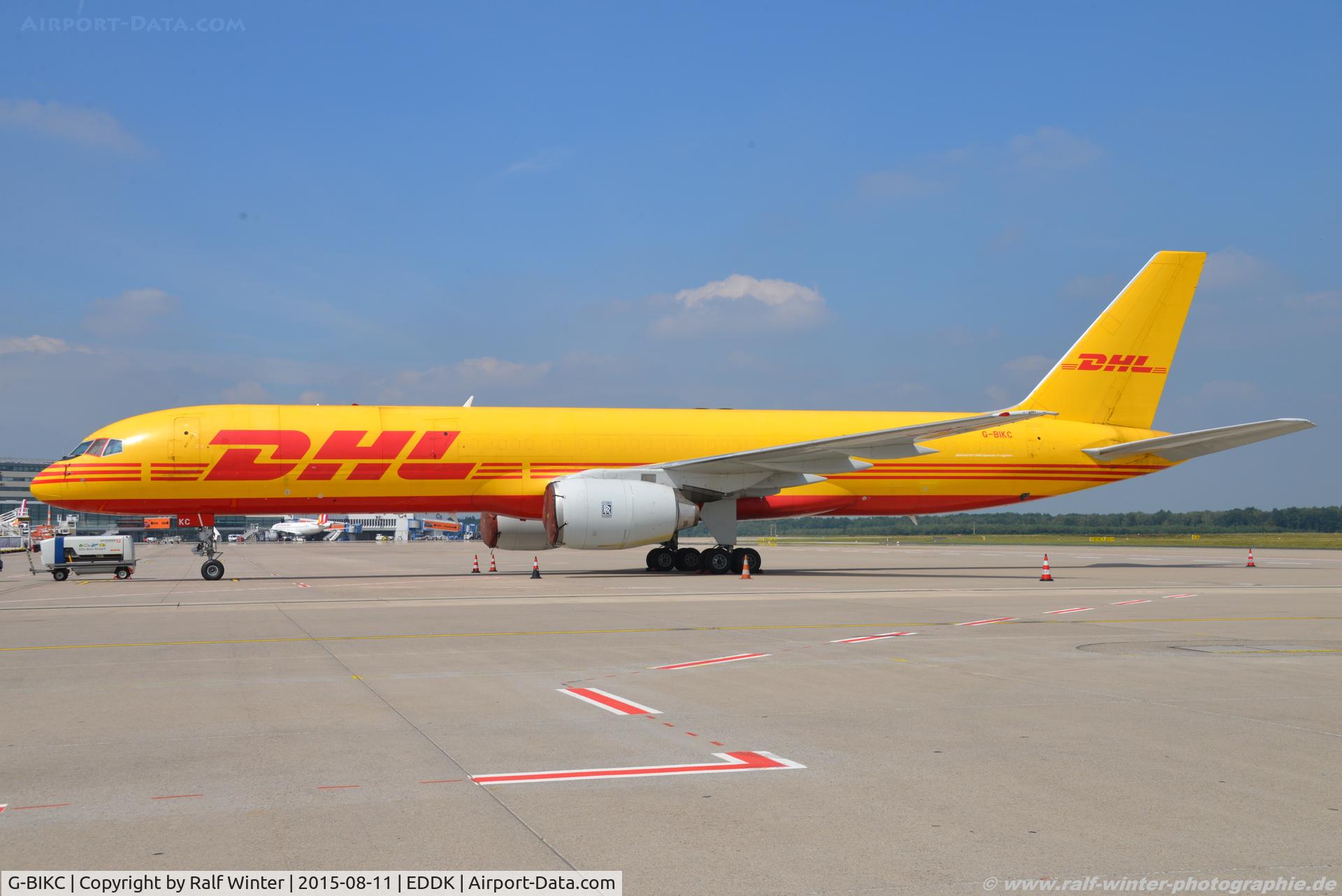 G-BIKC, 1982 Boeing 757-236/SF C/N 22174, Boeing 757-236F - QY BCS  European Air Transport DHL - 22174 - G-BIKC - 11.08.2015 - CGN