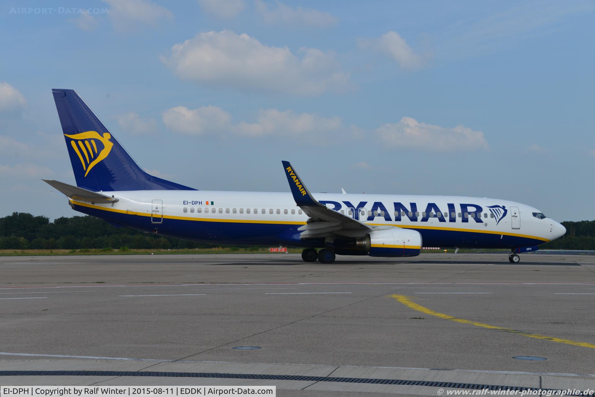 EI-DPH, 2007 Boeing 737-8AS C/N 33624, Boeing 737-8AS - FR RYR Ryanair - 33624 - EI-DPH - 11.08.2015 - CGN