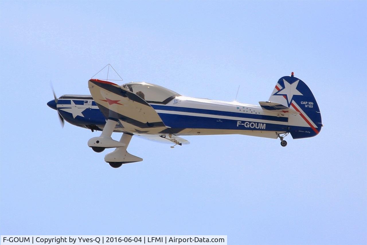 F-GOUM, Mudry CAP-10B C/N 122, Mudry Cap 10B, On display, Istres-Le Tubé Air Base 125 (LFMI-QIE) open day 2016