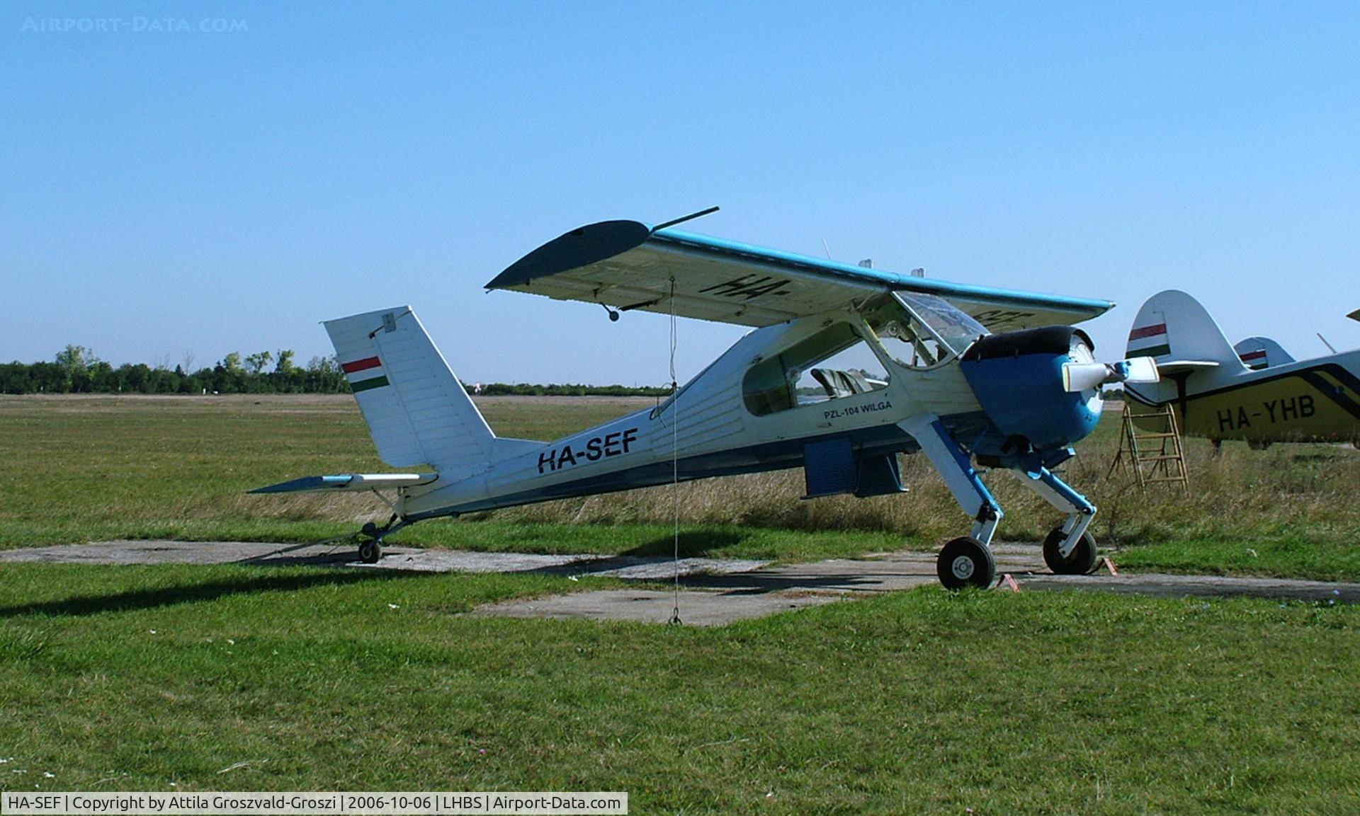 HA-SEF, 1970 PZL-Okecie PZL-104 Wilga C/N 59064, Budaörs Airport, Hungary
